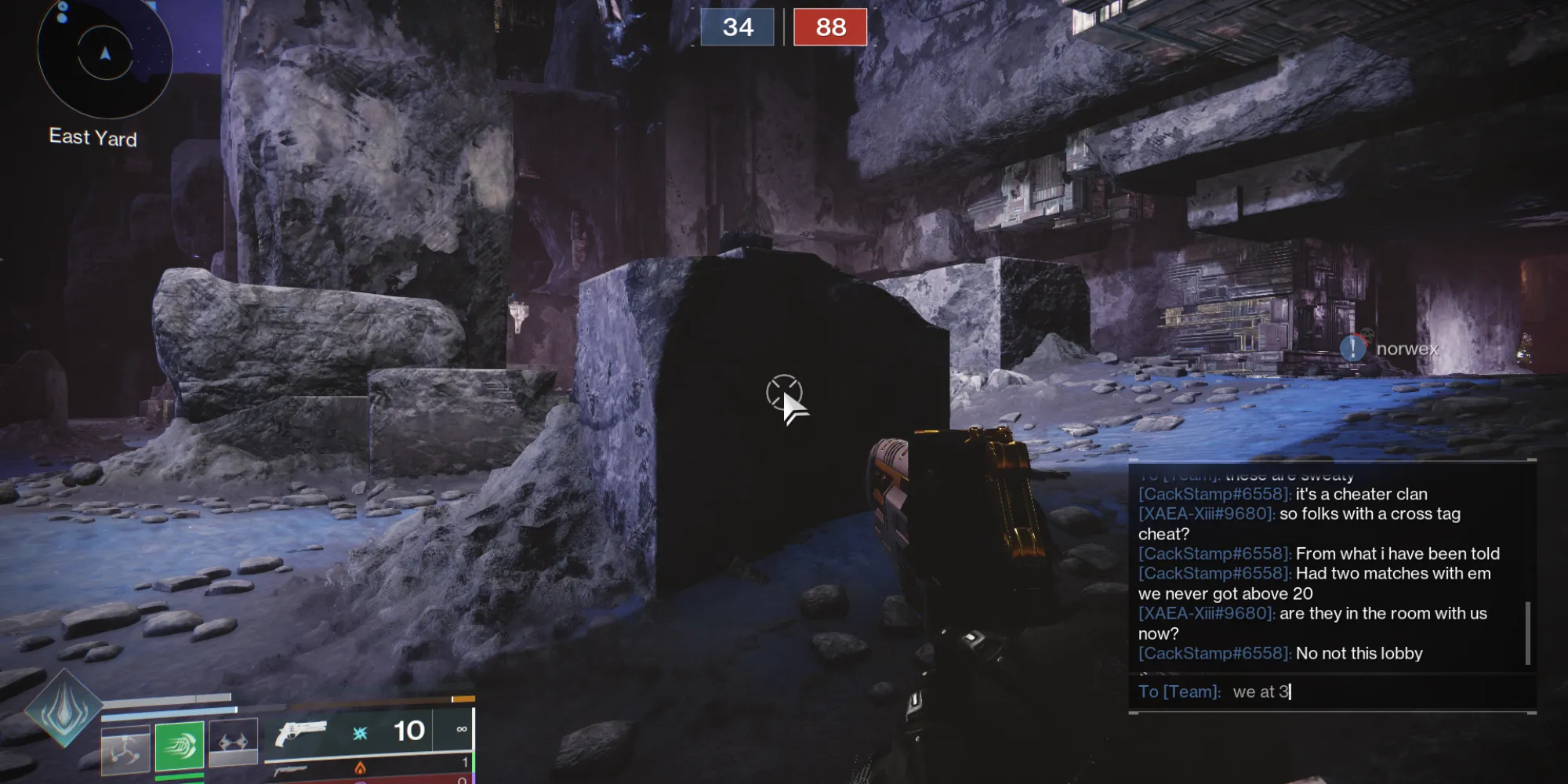 Giao diện chế độ PvP Supremacy phiên bản Guardian Games trong Destiny 2 hiển thị điểm số và người chơi