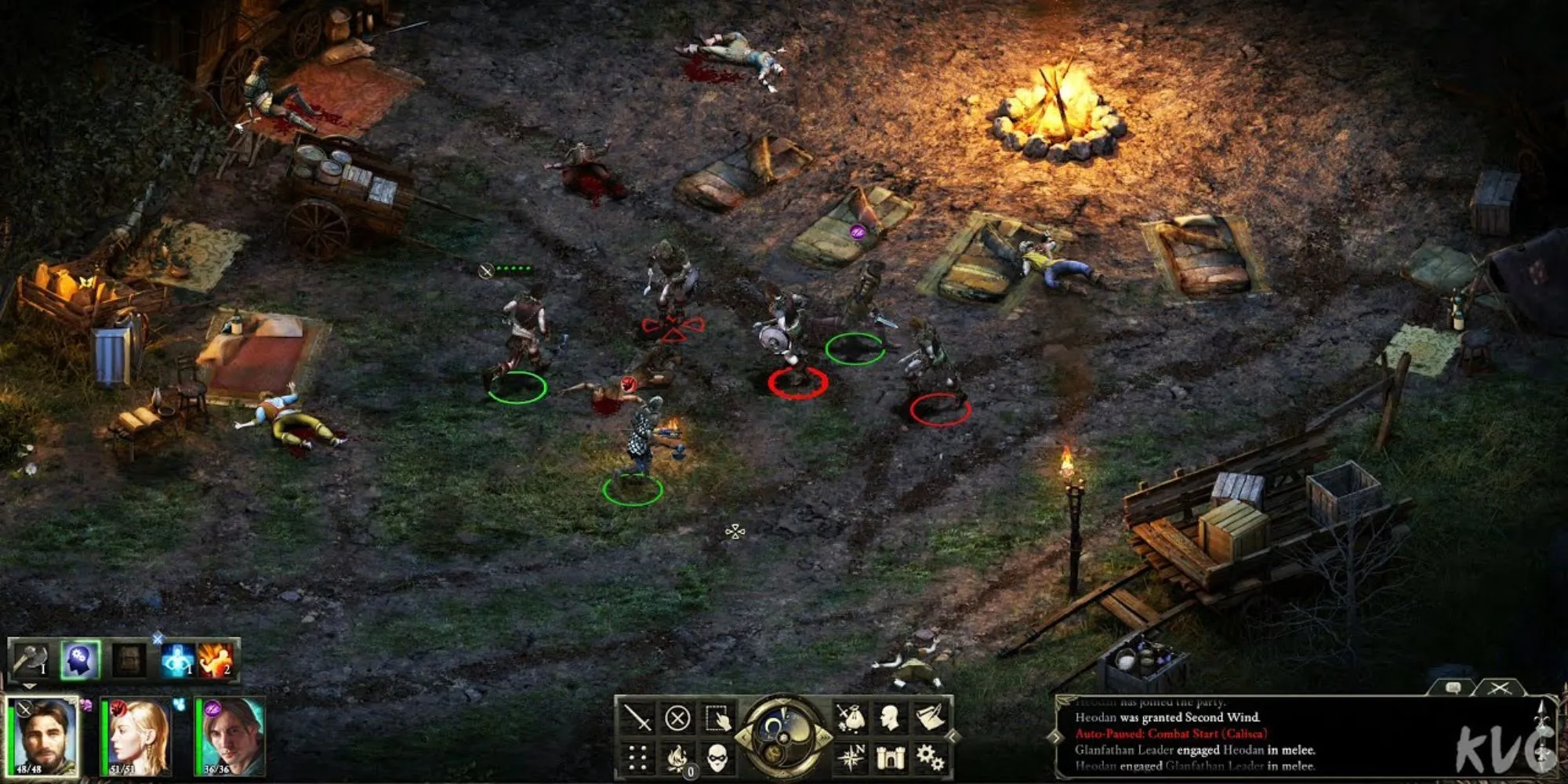 Giao diện chiến đấu và thế giới trong Pillars of Eternity