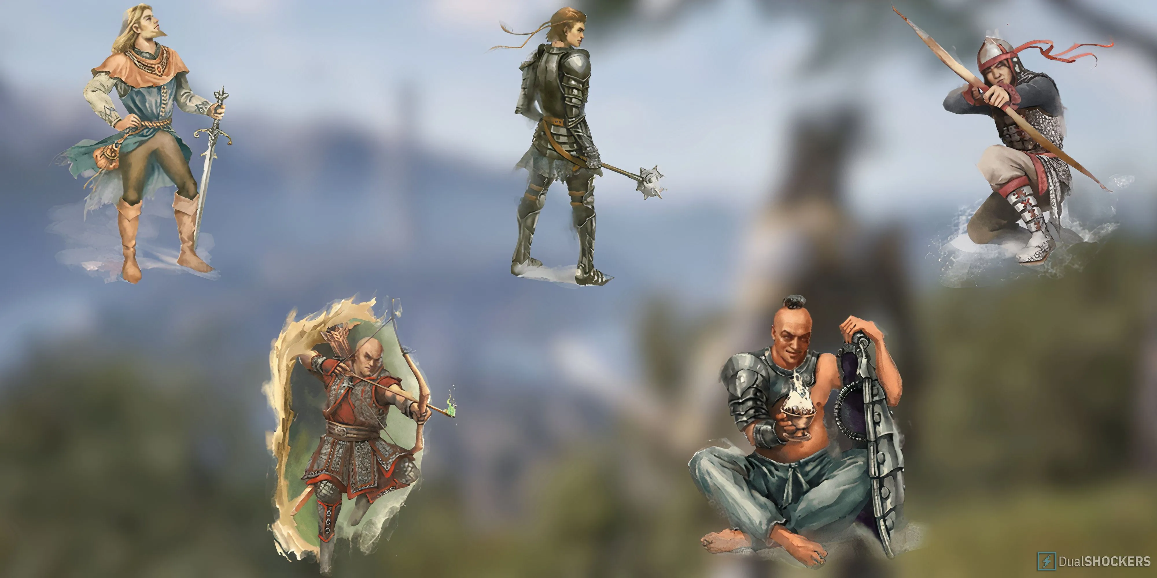 Giao diện chọn lớp nhân vật (Class) khi bắt đầu game Oblivion Remastered.