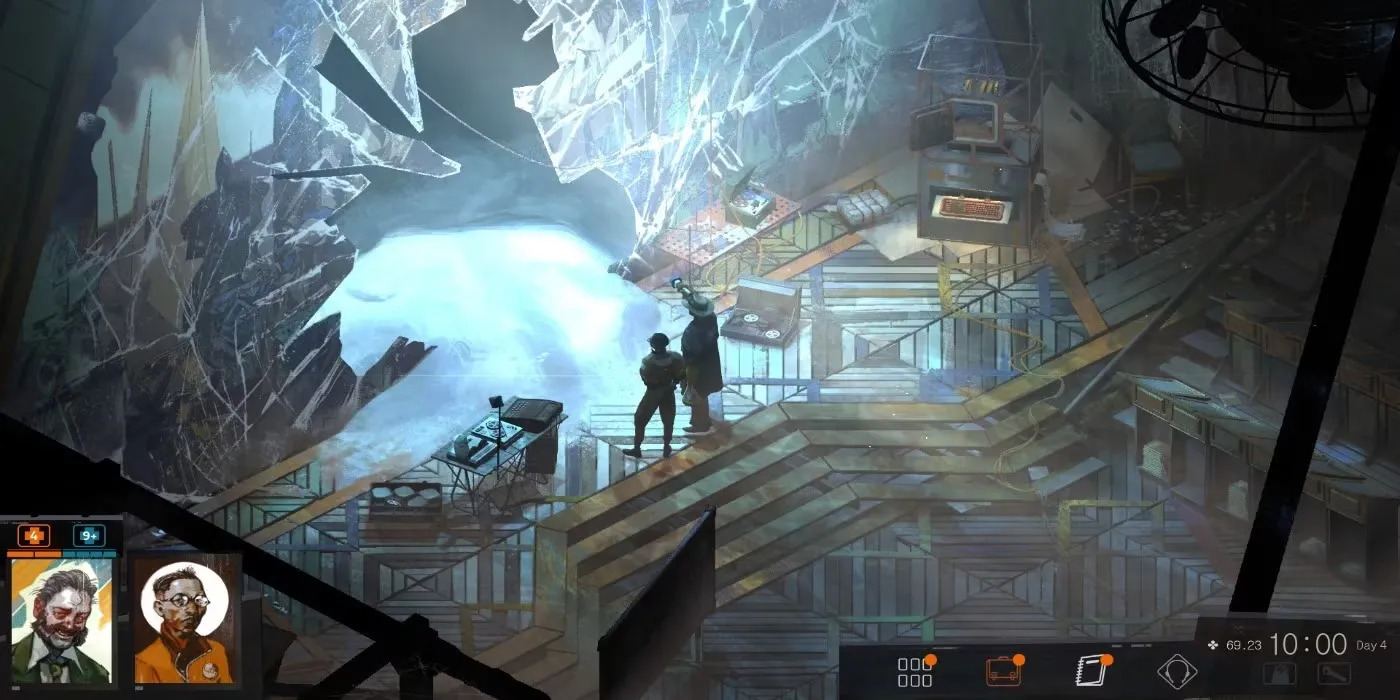 Giao diện hội thoại và khung cảnh nghệ thuật trong Disco Elysium