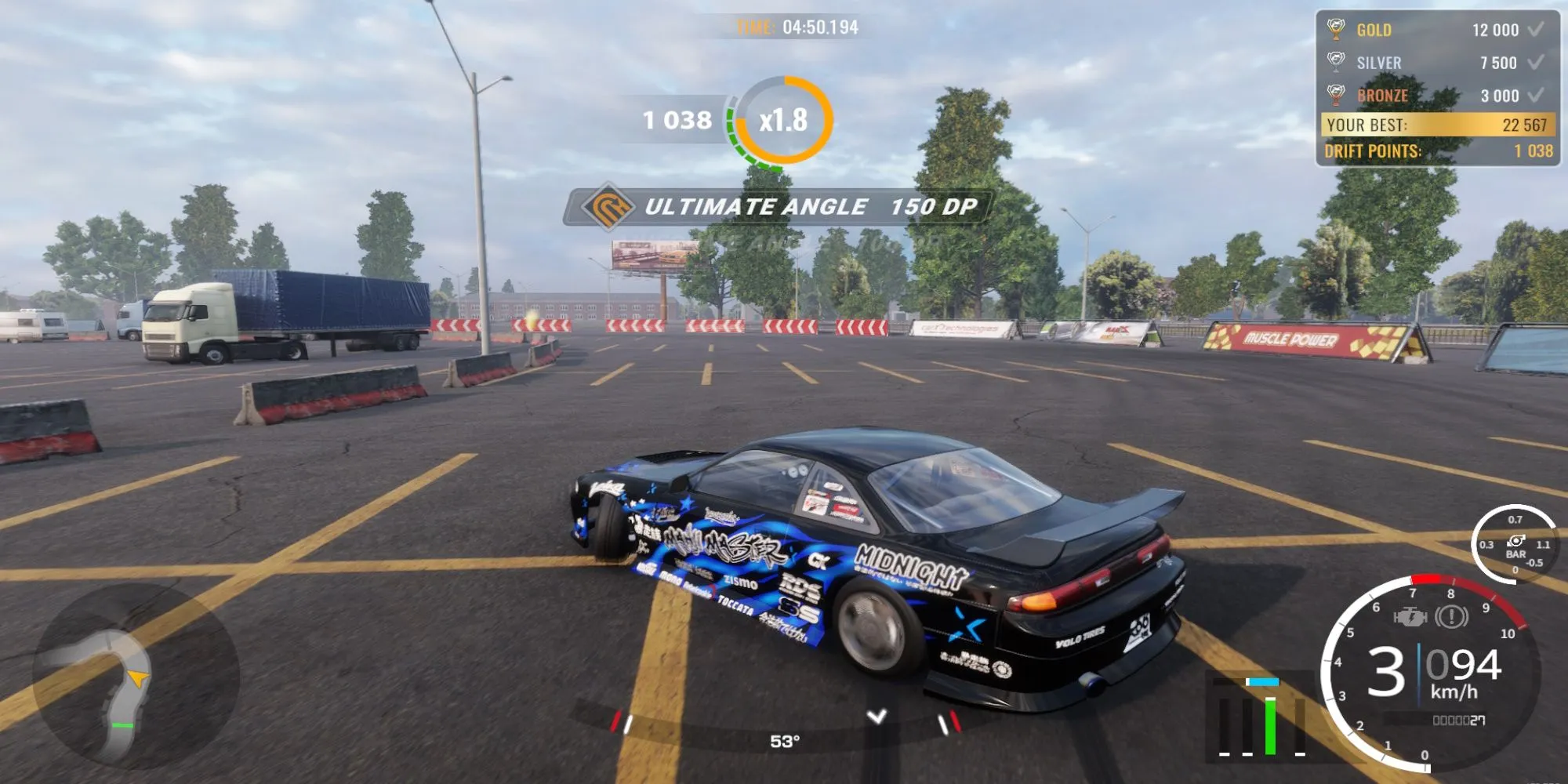 Hai xe thực hiện kỹ thuật drift đôi đẹp mắt trong CarX Drift Racing Online