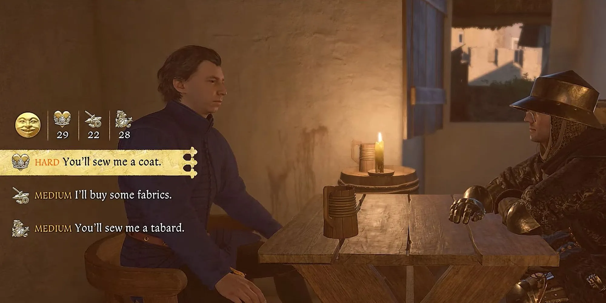 Henry đối mặt với thợ may Latsek tại quán rượu Hangman's Haltern KCD2