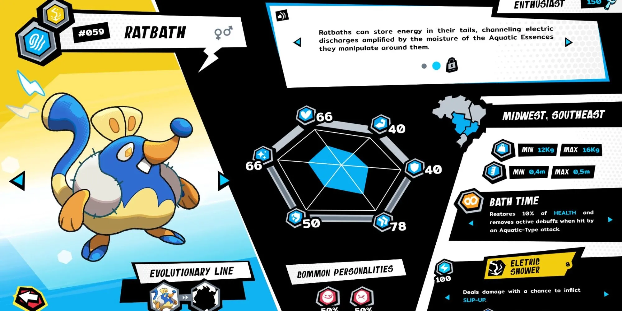 Hình ảnh giao diện hiển thị thông tin chi tiết về một Bagmon trong game Bagdex, bao gồm chỉ số và tùy chọn