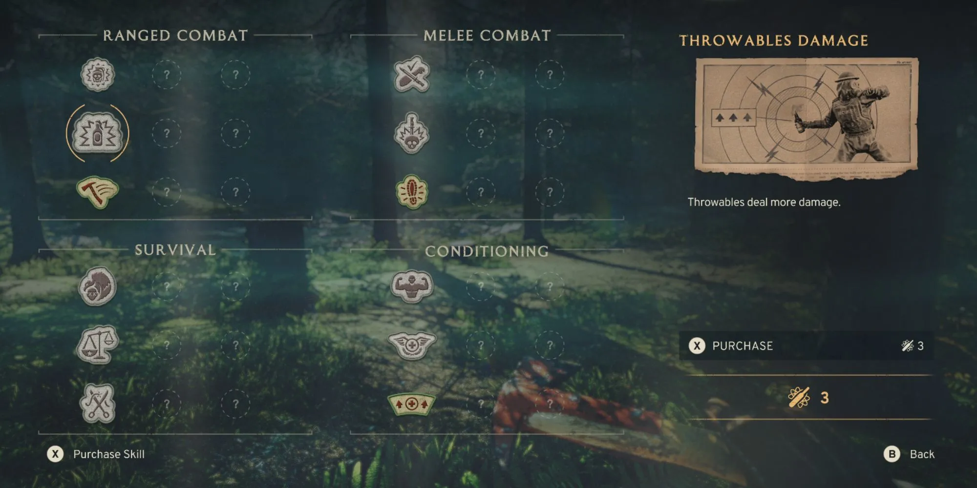 Hình ảnh kỹ năng Tăng Sát Thương Vật Phẩm Ném trong game Atomfall, khiến mỗi quả bom mạnh mẽ hơn