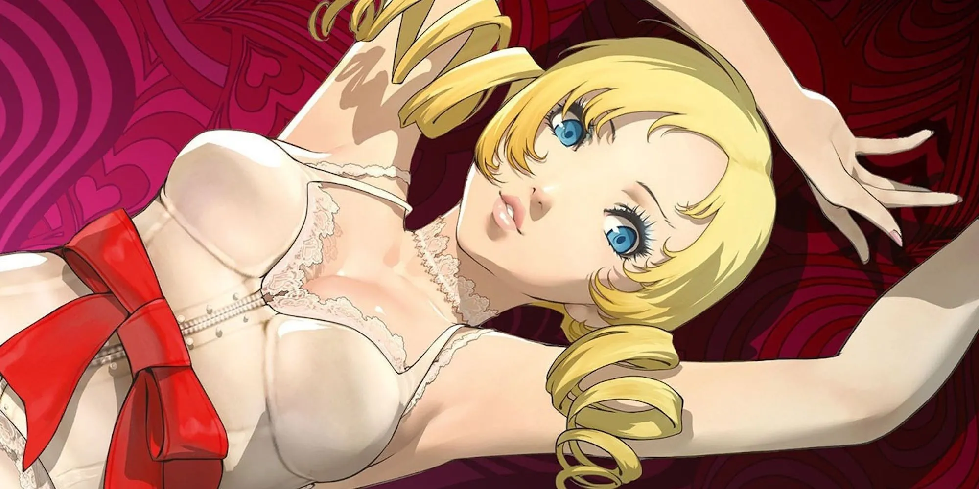 Hình ảnh nhân vật Catherine trong game giải đố Catherine