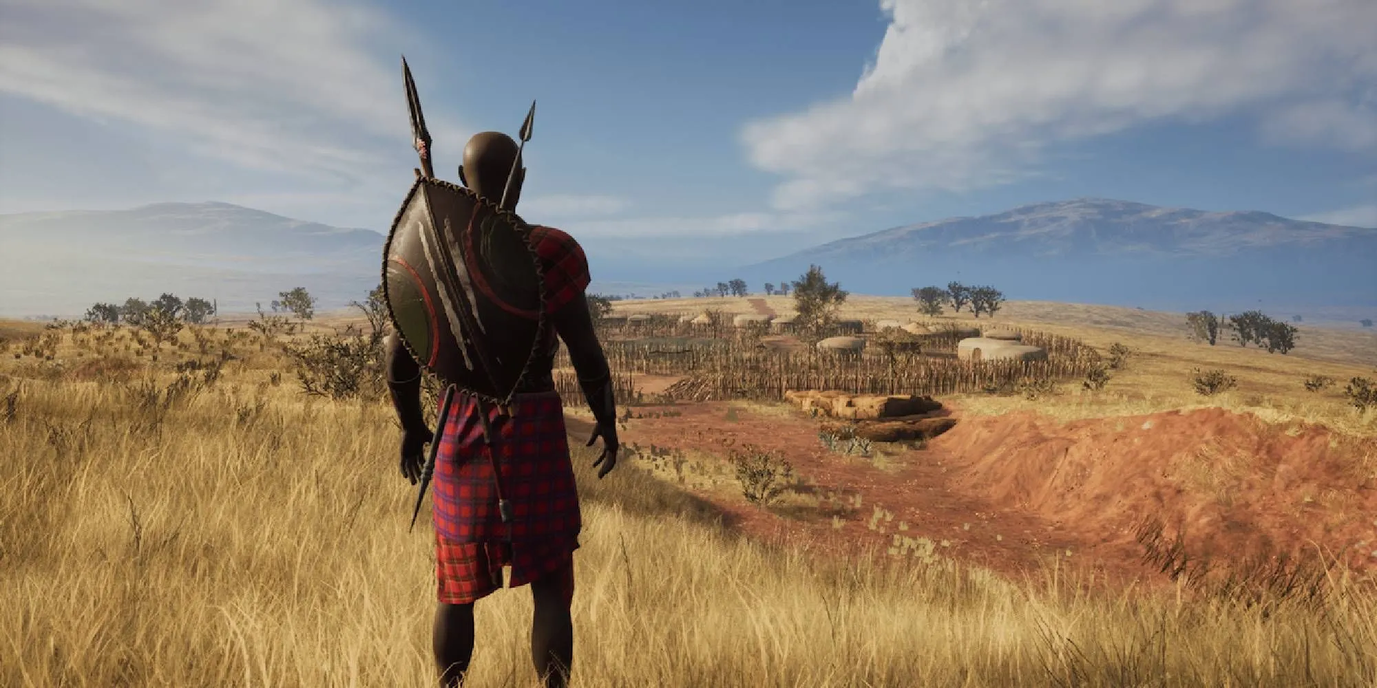 Hình ảnh nhân vật chính trong game phiêu lưu HIRU, dựa trên văn hóa Maasai
