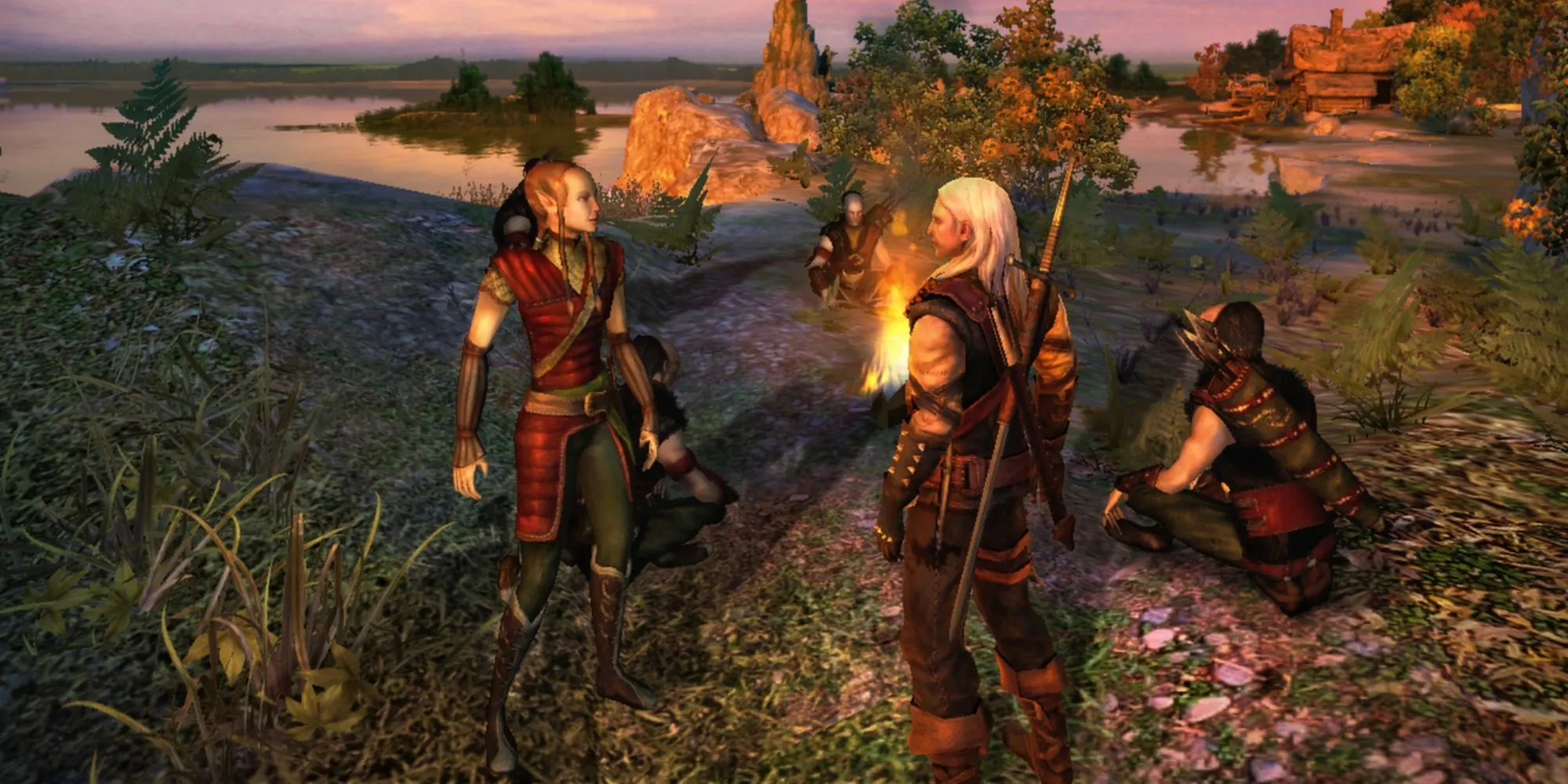 Hình ảnh nhân vật chính từ The Witcher (2007)