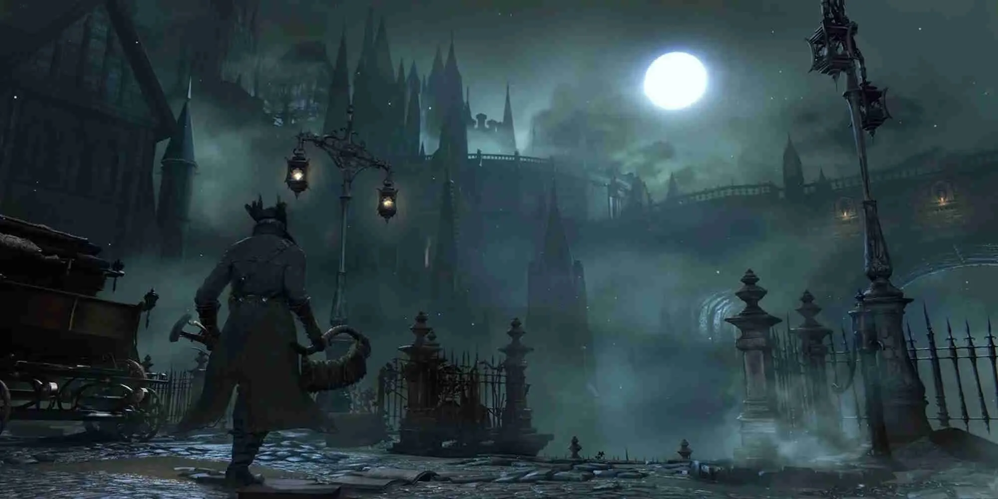 Hình ảnh quảng bá của tựa game hành động nhập vai Bloodborne