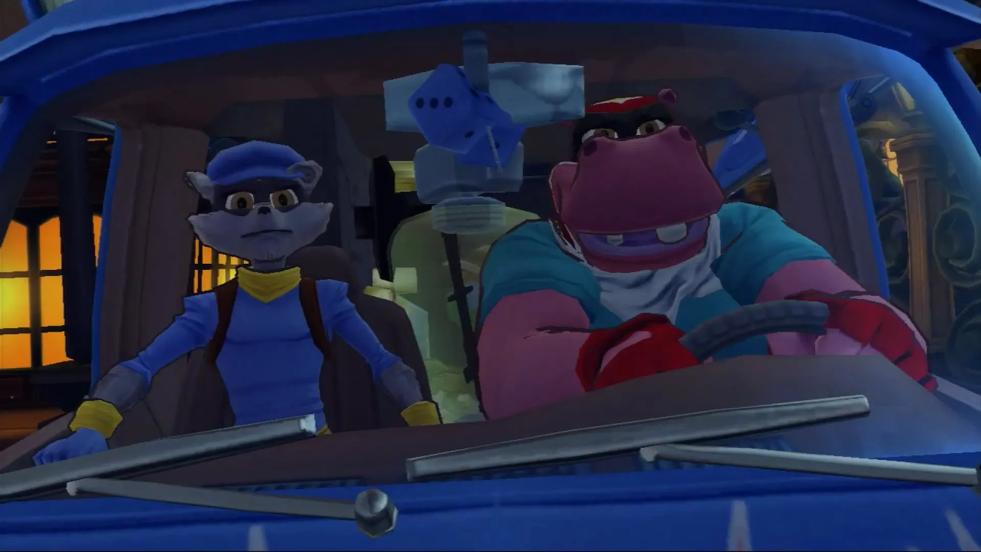 Hình ảnh Sly Cooper, Bentley và Murray trong game