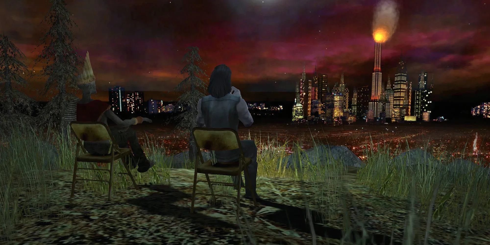 Hình ảnh vụ nổ cuối game trong Vampire The Masquerade Bloodlines