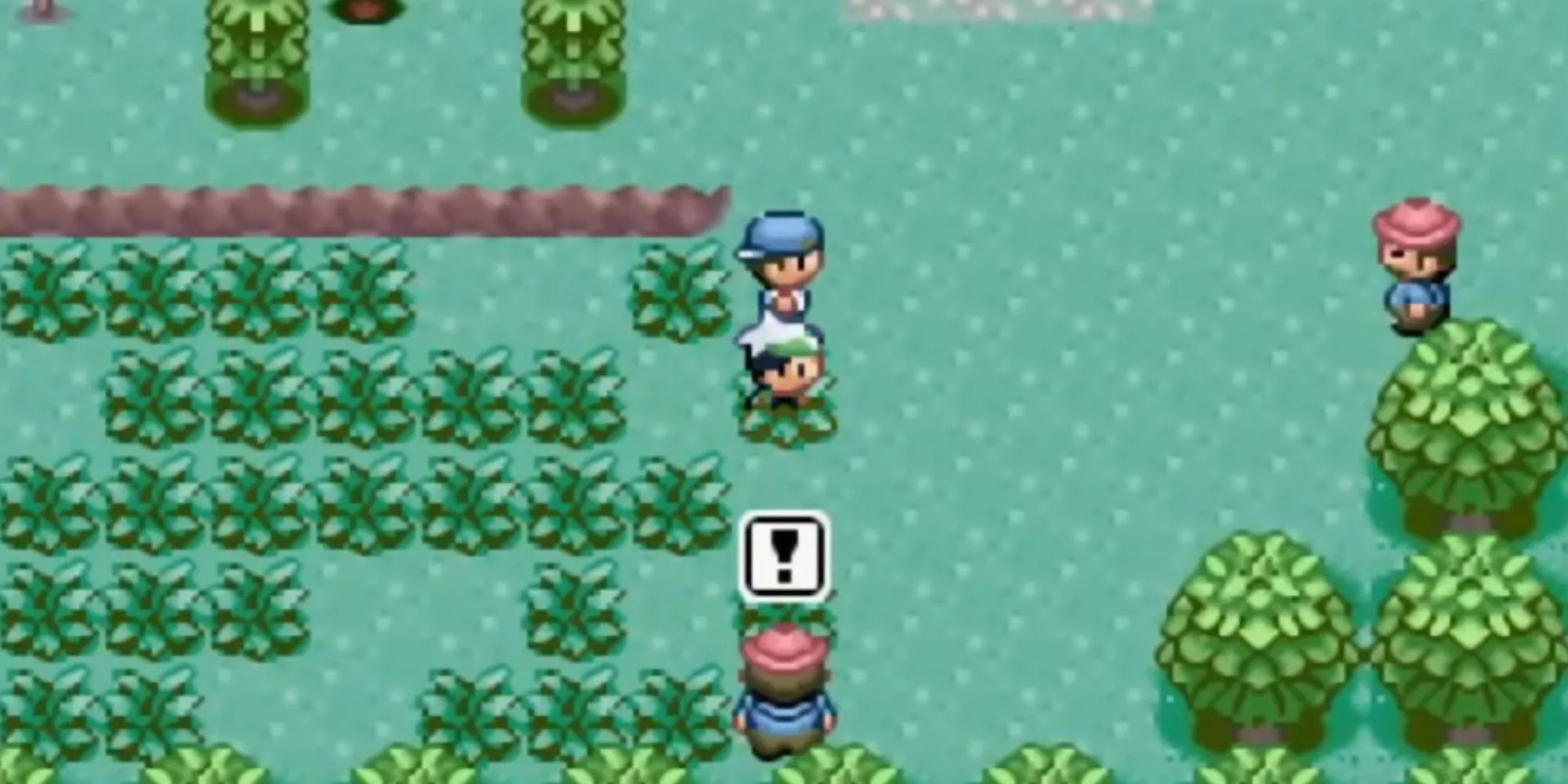 Huấn luyện viên Pokemon trong game Pokemon Emerald trên GBA