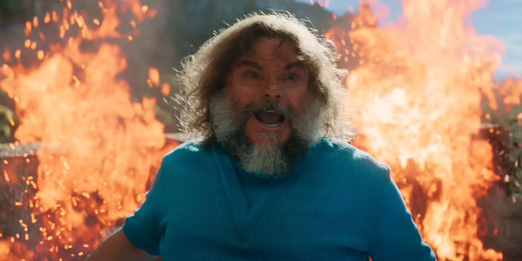 Jack Black trong vai Steve từ phim Minecraft