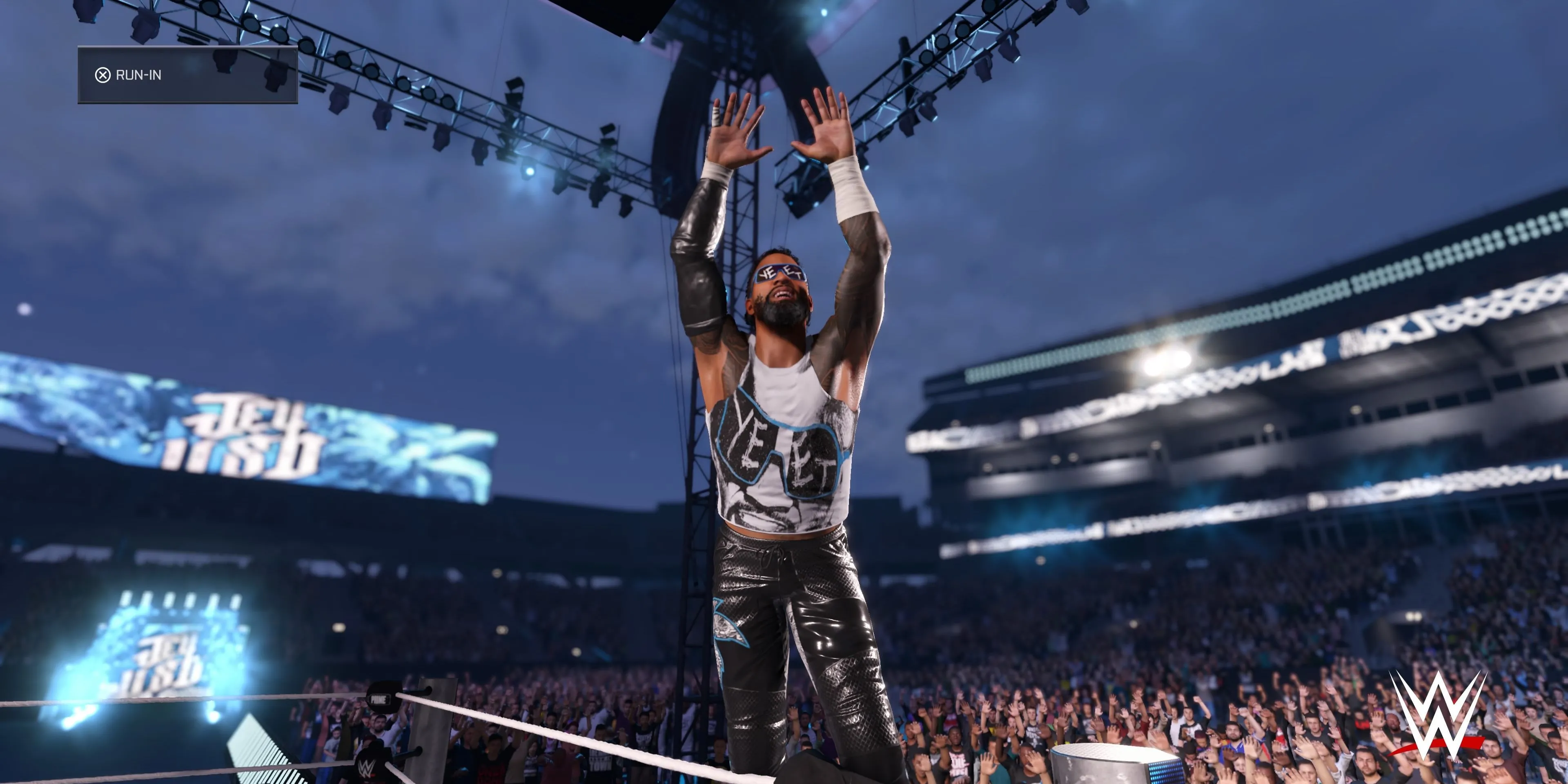 Jey Uso WWE 2K25 với phong cách 'Yeet' đặc trưng và thần thái tự tin