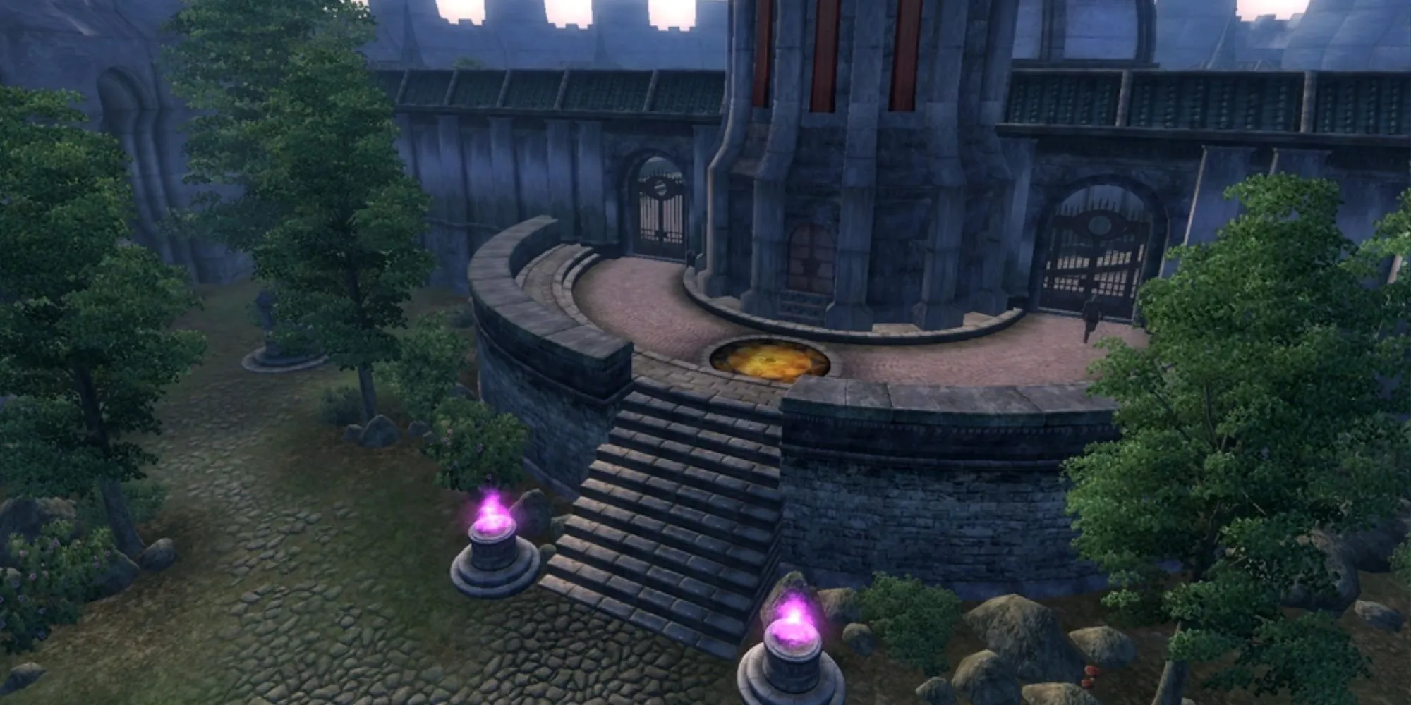 Khu vực Arcane University trong game The Elder Scrolls IV Oblivion, một địa điểm học thuật và ma thuật