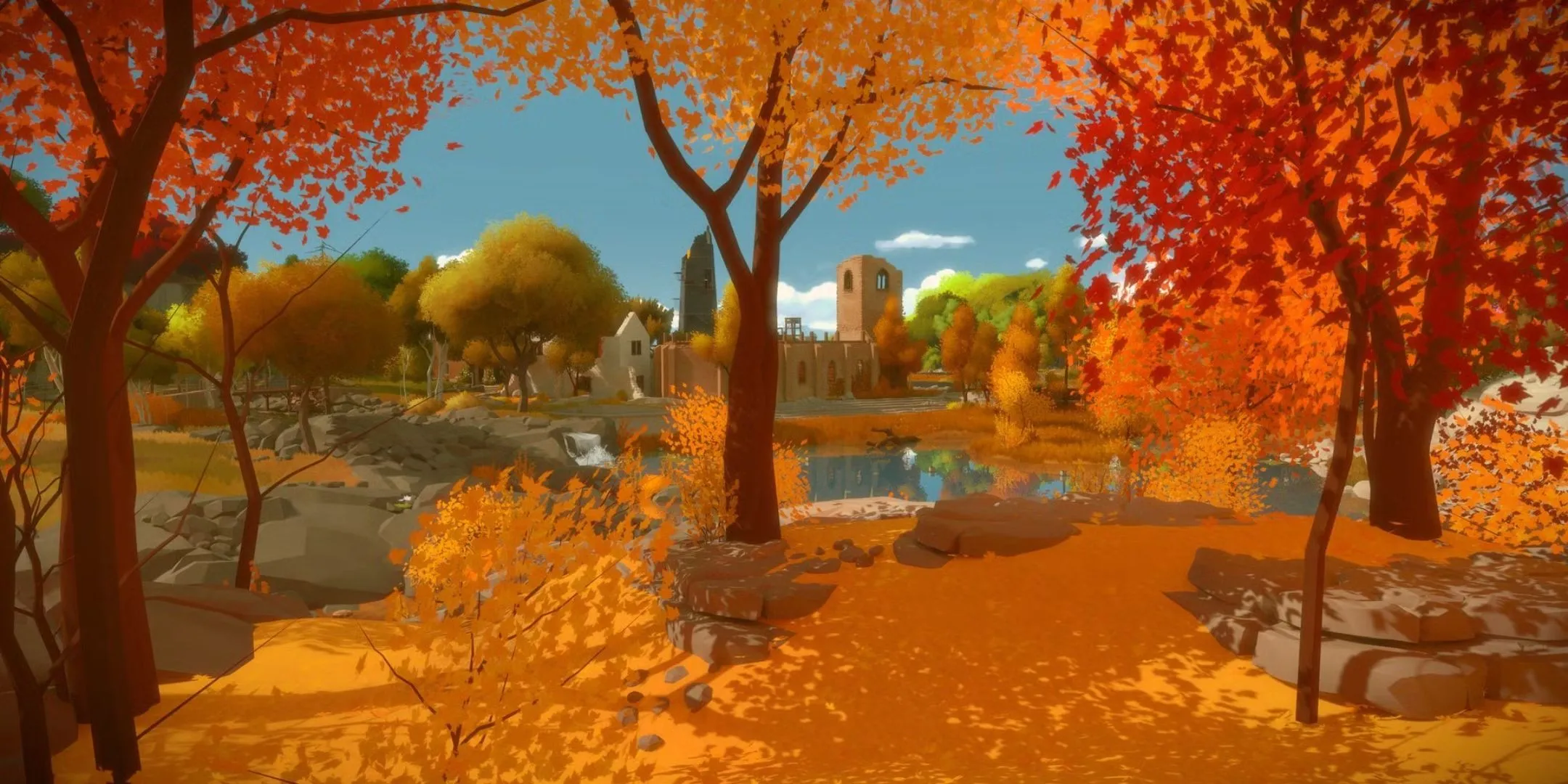 Khu vực lá mùa thu trong The Witness