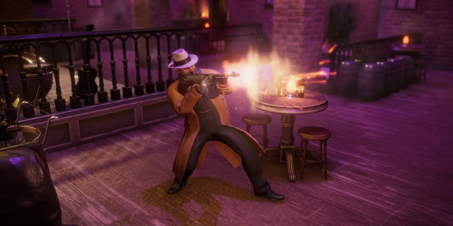 Khung cảnh thành phố Chicago trong game Empire of Sin