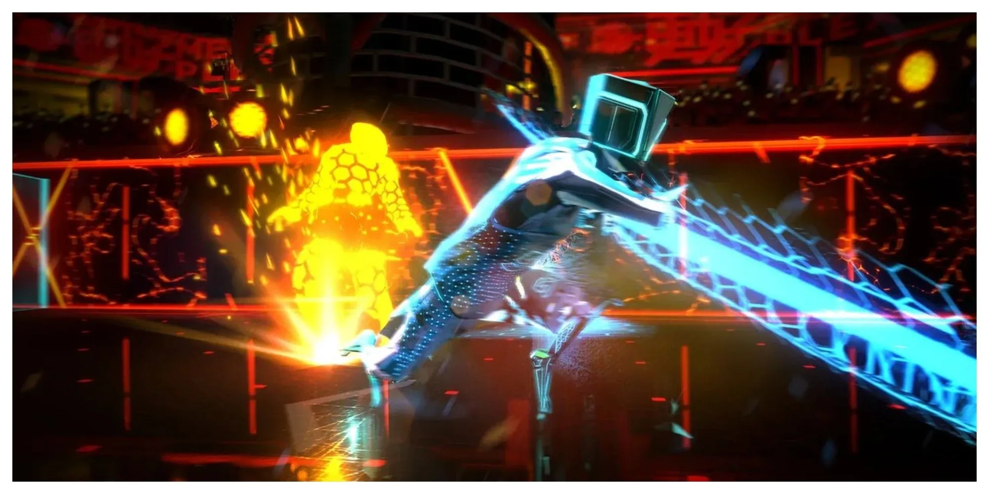 Laser League - trò chơi thể thao đối kháng ánh sáng đầy màu sắc của Roll7