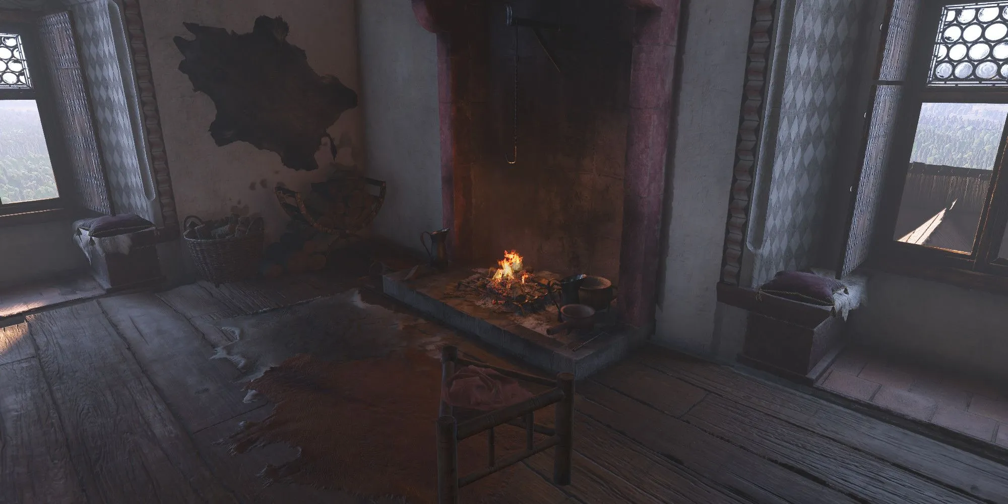 Lò sưởi thứ tư tại một phòng ăn khác ở khu Crone, game Kingdom Come Deliverance 2