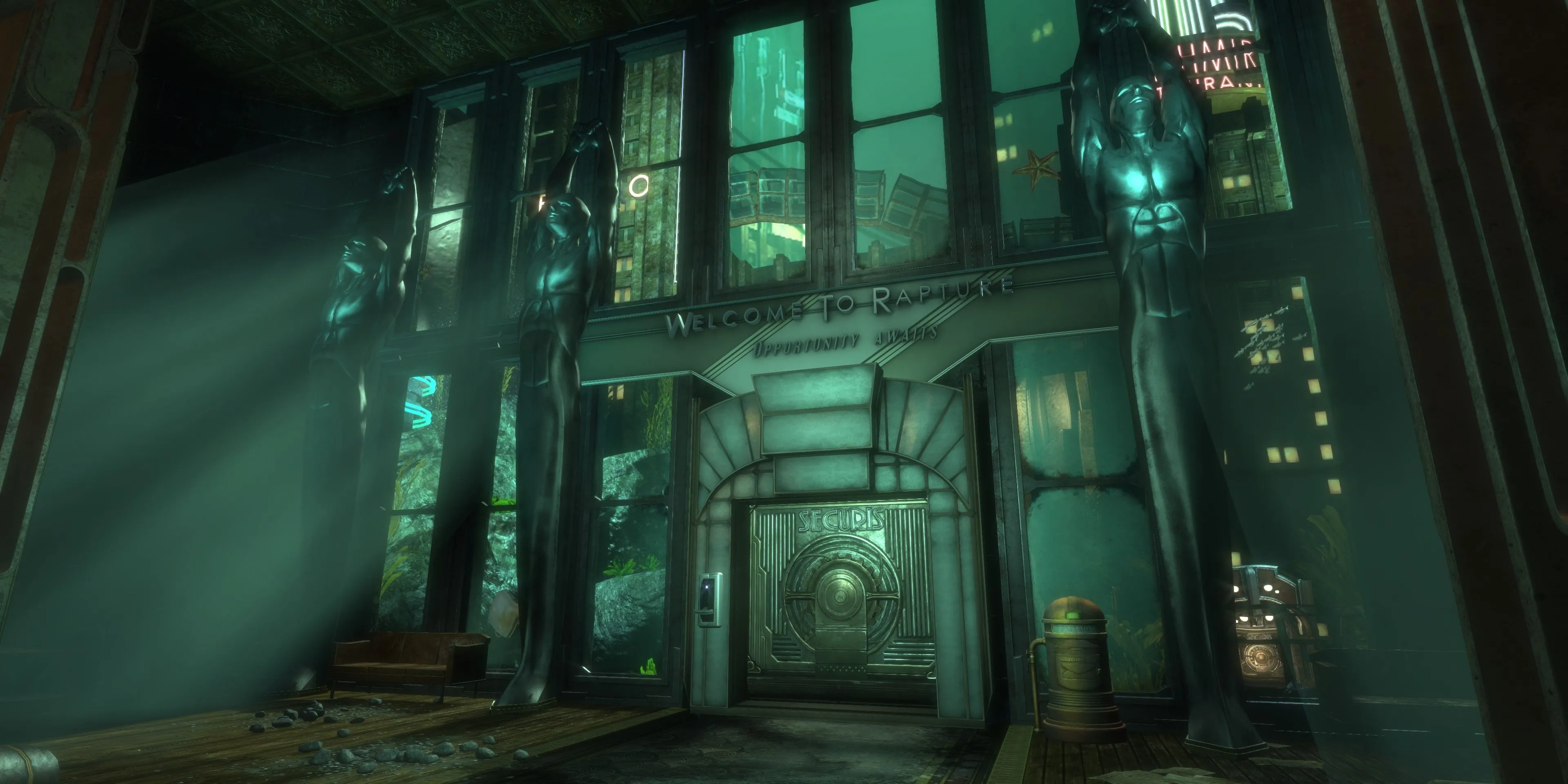 Lối vào thành phố Rapture trong BioShock