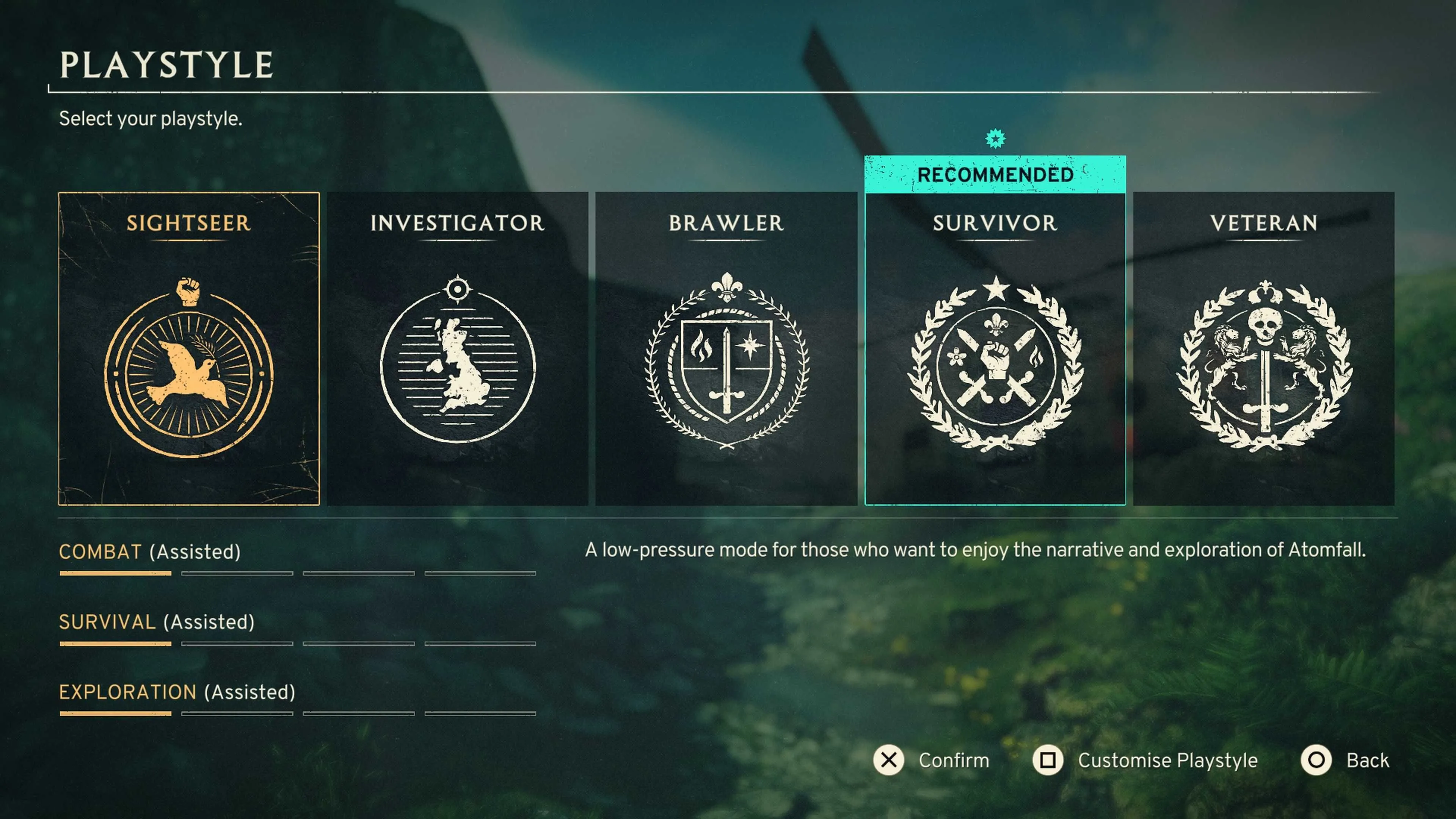 Hướng Dẫn Speedrun Atomfall: Phá Đảo Dưới 5 Tiếng Siêu Tốc 1 Lựa chọn độ khó Sightseer trong Atomfall để speedrun hiệu quả