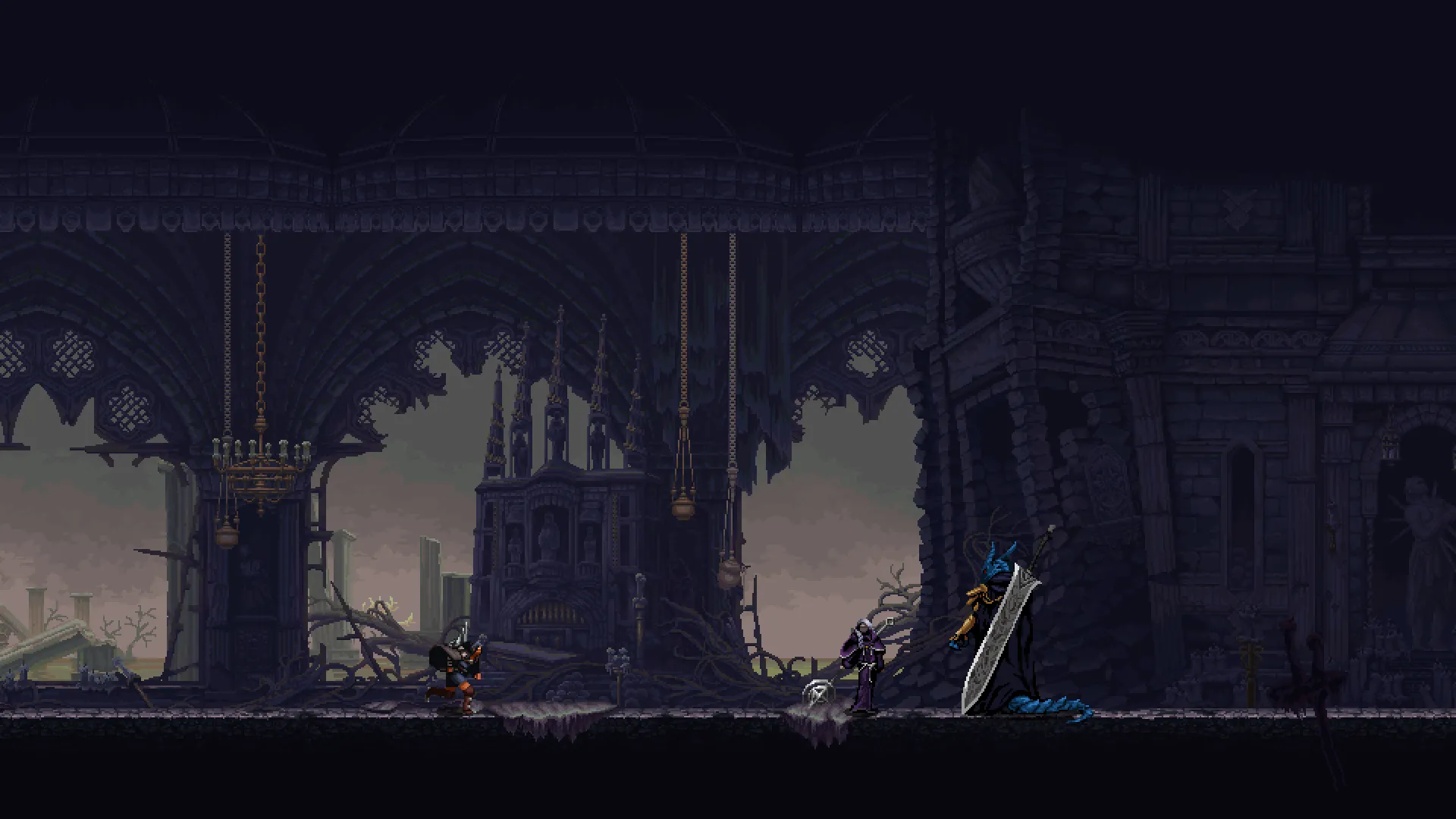 Màn hình chọn kỹ năng và thông số nhân vật trong game Dragon Is Dead