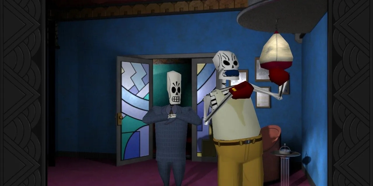Manny ở Domino trong Grim Fandango