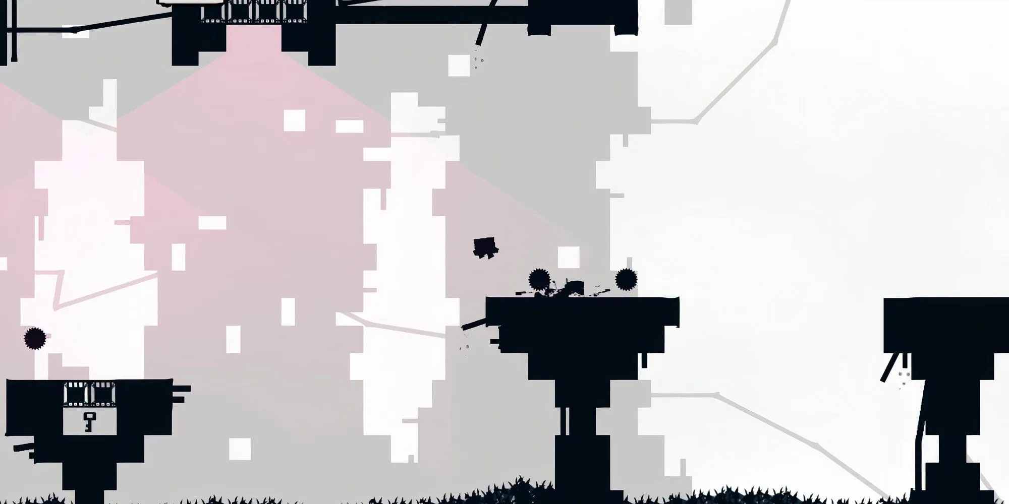 Meat Boy né tránh chướng ngại vật nguy hiểm trong game Super Meat Boy