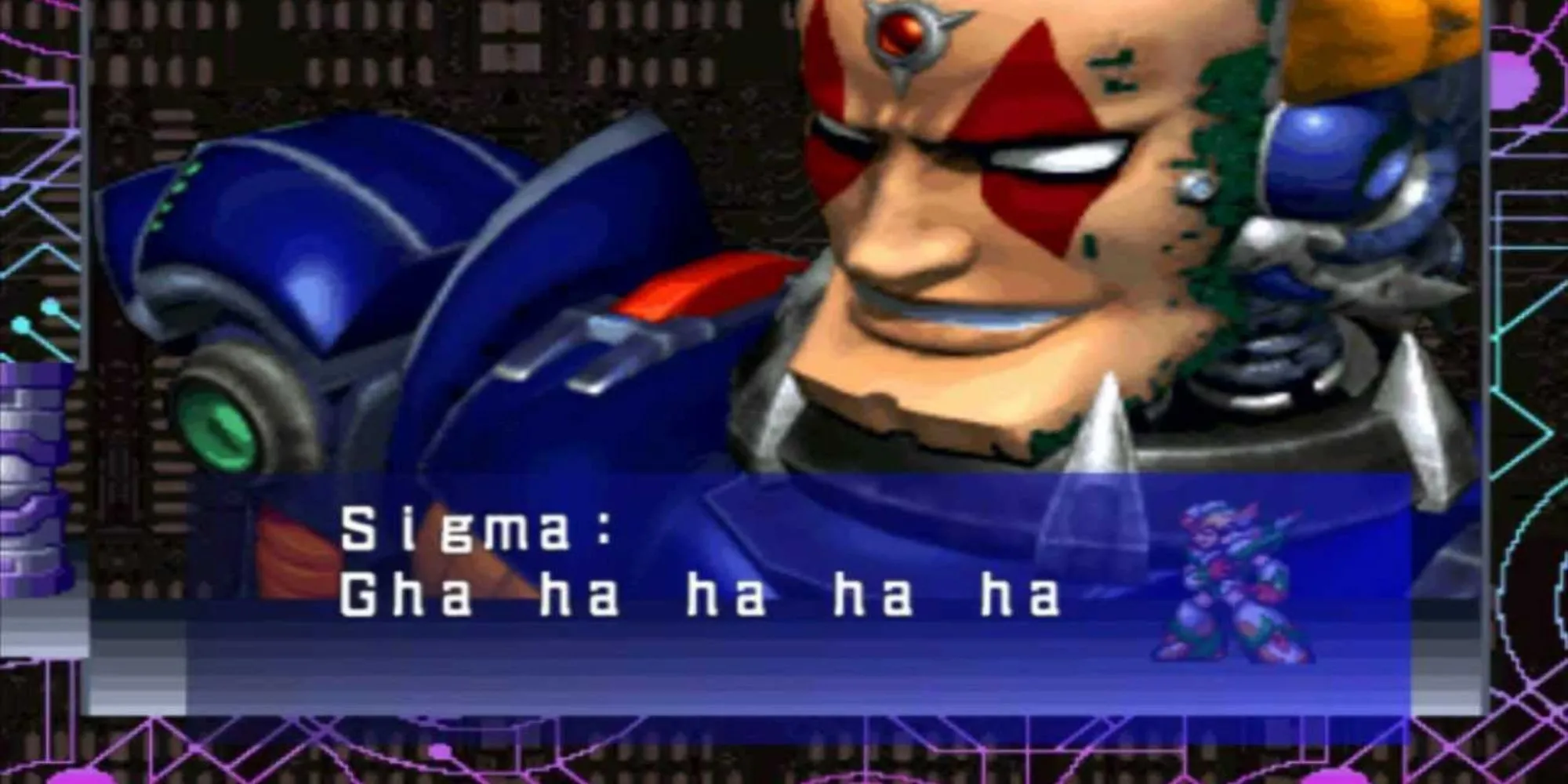 Mega Man X5 trận đấu trùm Sigma