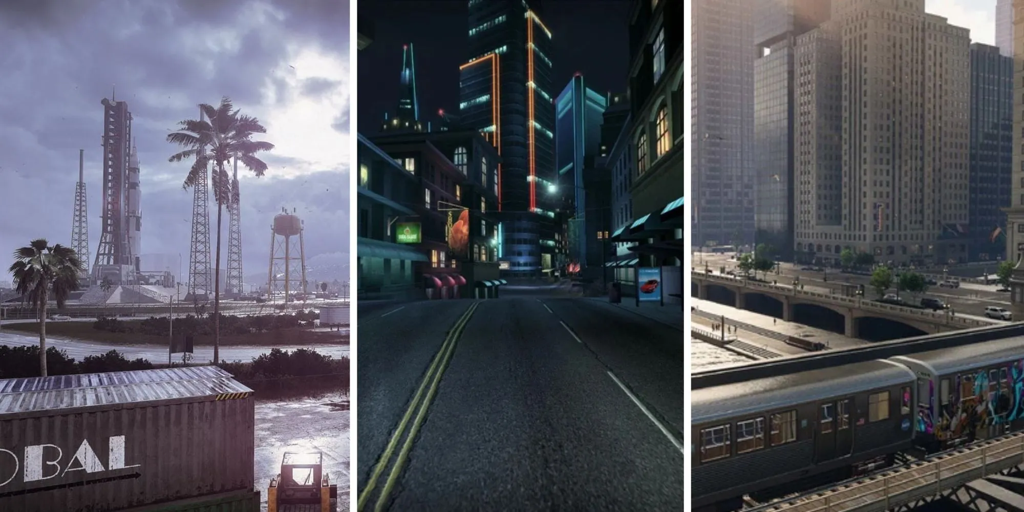 Mô tả cảnh quan thế giới mở đa dạng trong các tựa game Need for Speed, nhấn mạnh yếu tố khám phá