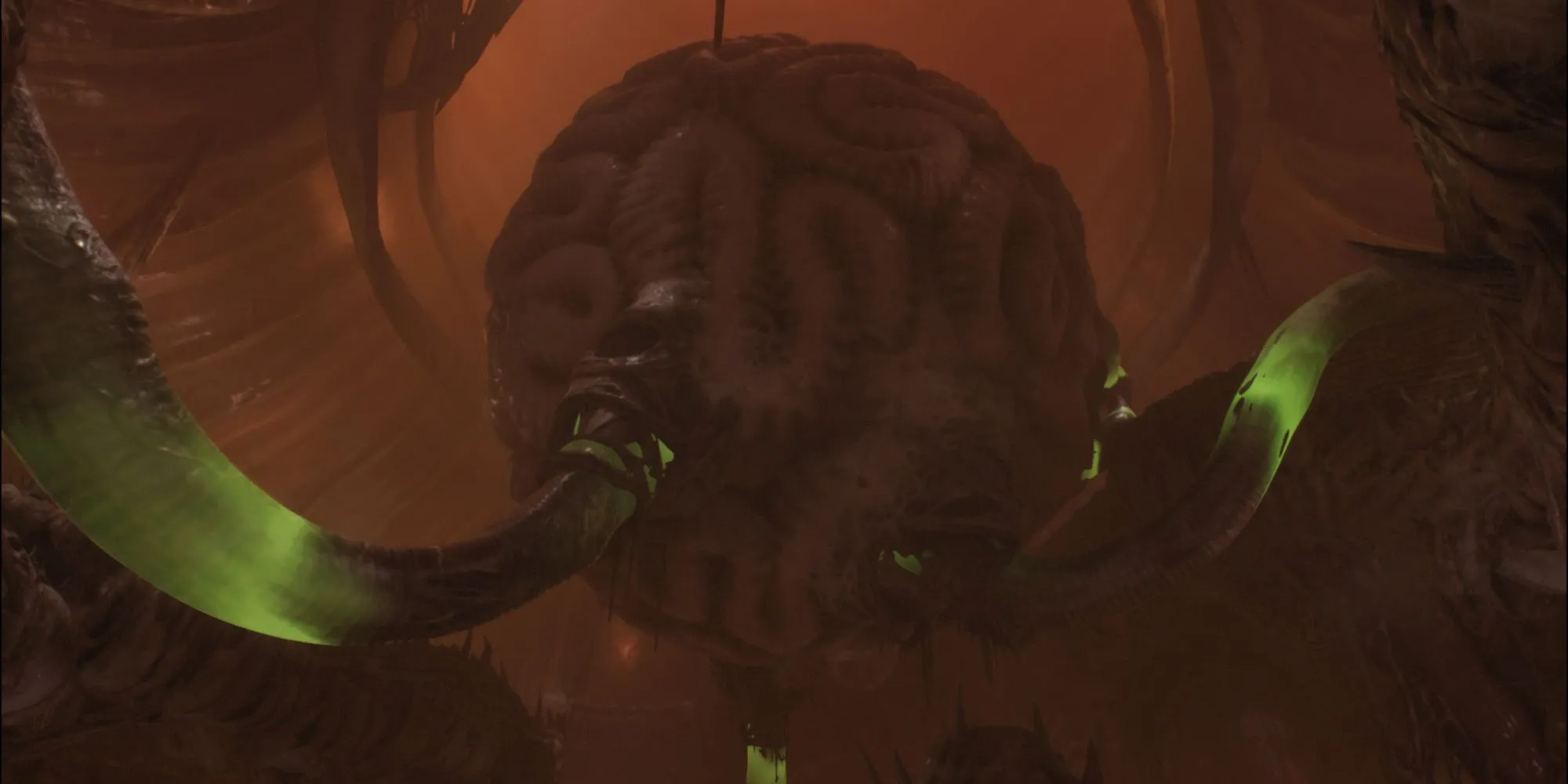 Môi trường kỳ dị bên trong quái vật Old One trong Chapter 18: Belly Of The Beast, Doom The Dark Ages