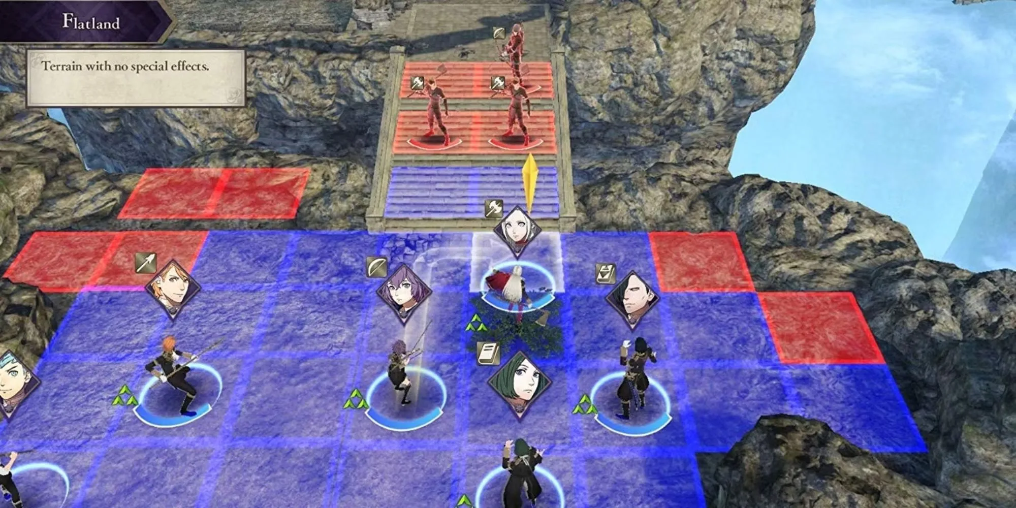 Một cảnh chiến đấu trong game Fire Emblem Three Houses