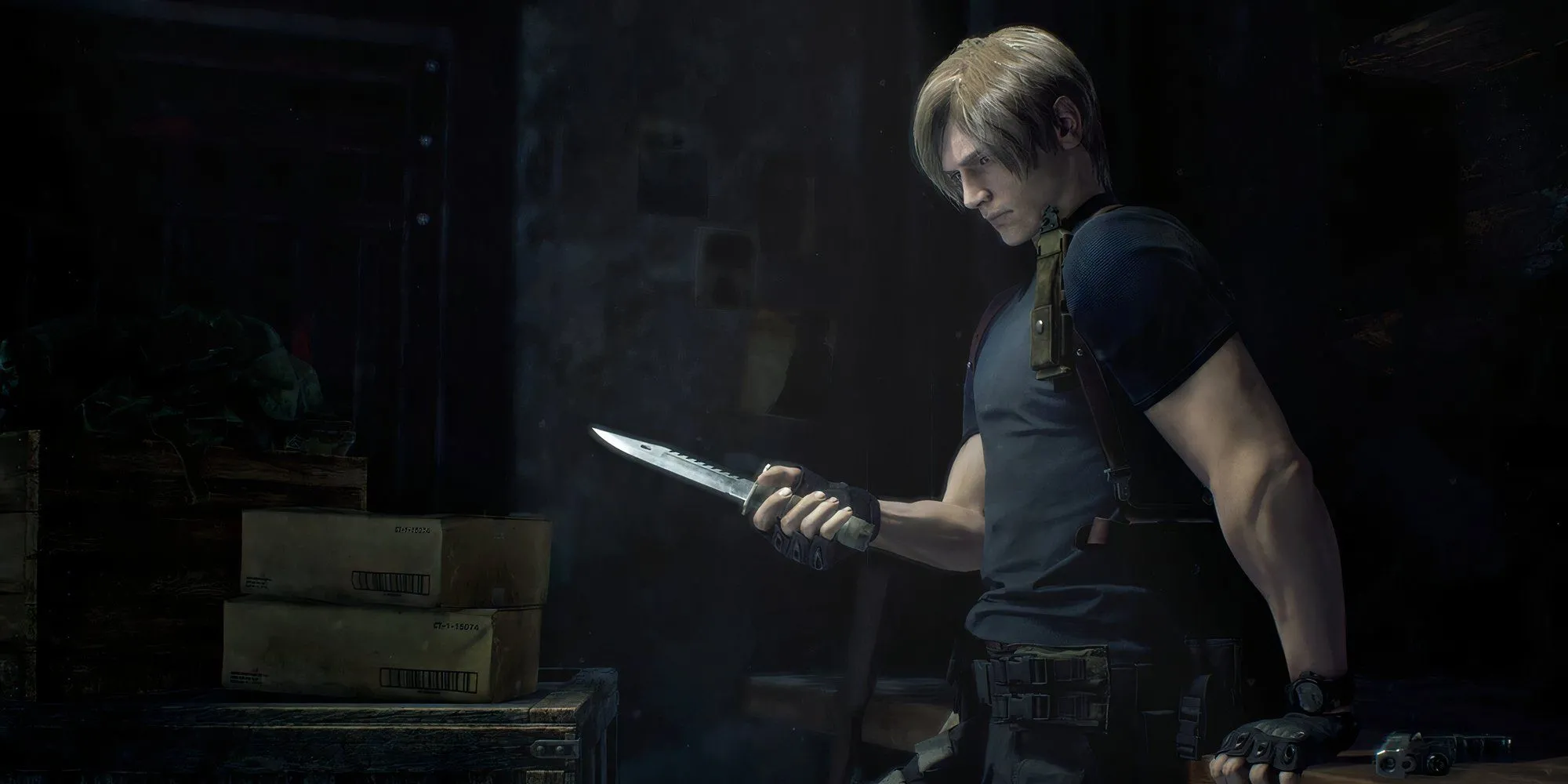 Một cảnh hành động trong Resident Evil 4 Remake, game kinh dị sinh tồn biểu tượng