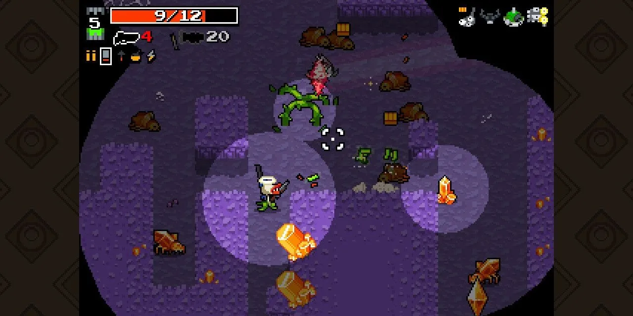 Một khu vực tối tăm trong Nuclear Throne