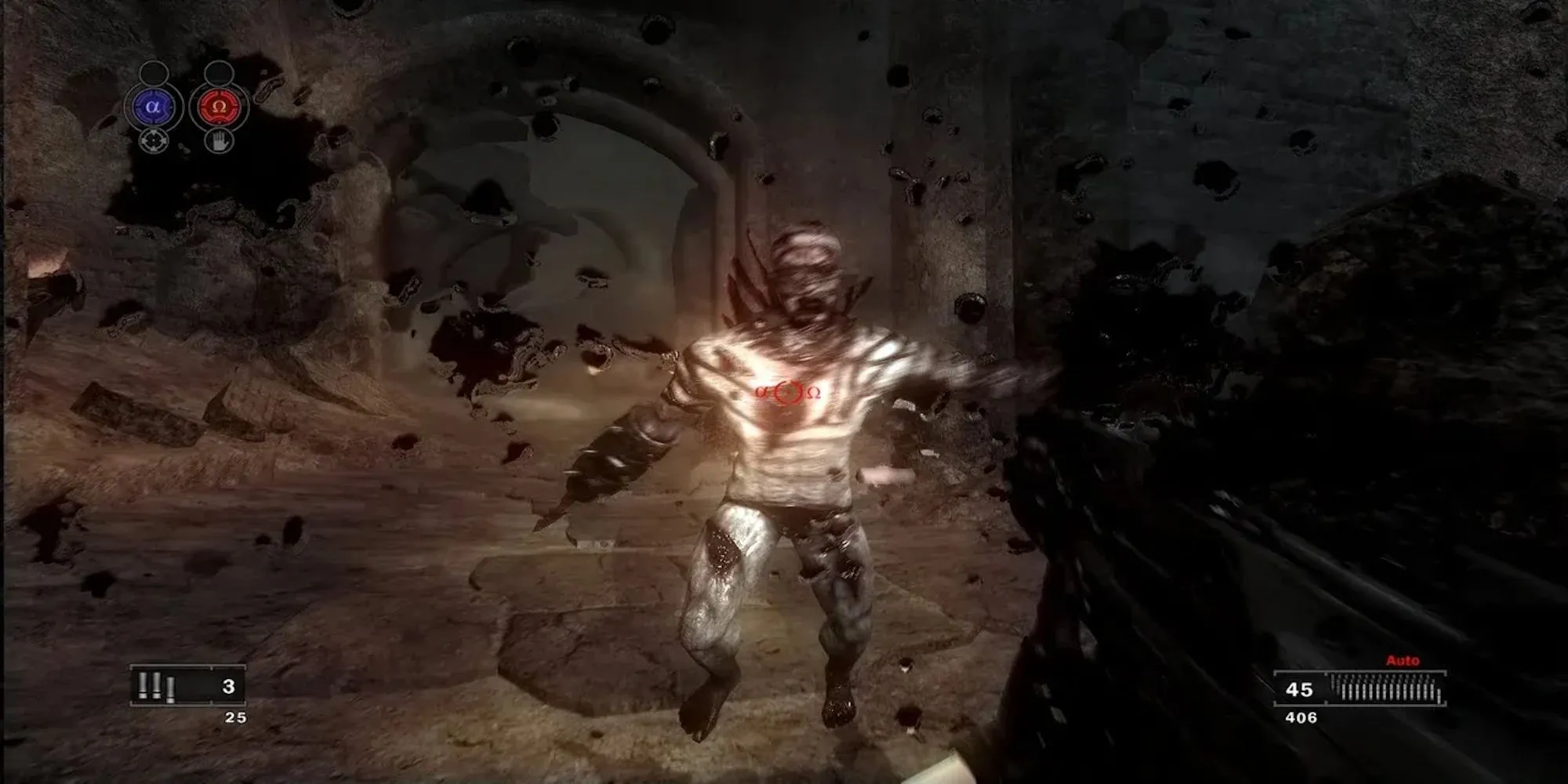 Một phân cảnh rùng rợn trong Clive Barker's Jericho, game FPS kinh dị trên PS3