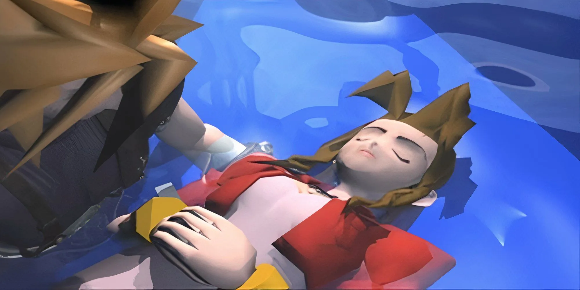 Myth game hồi sinh Aerith trong FF7 - nhân vật Aerith mỉm cười