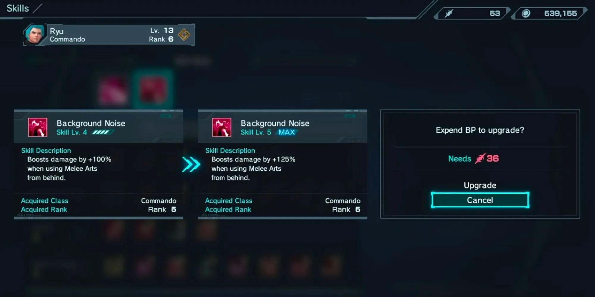 Nâng cấp Arts và Skills bằng Battle Points trong Xenoblade Chronicles X
