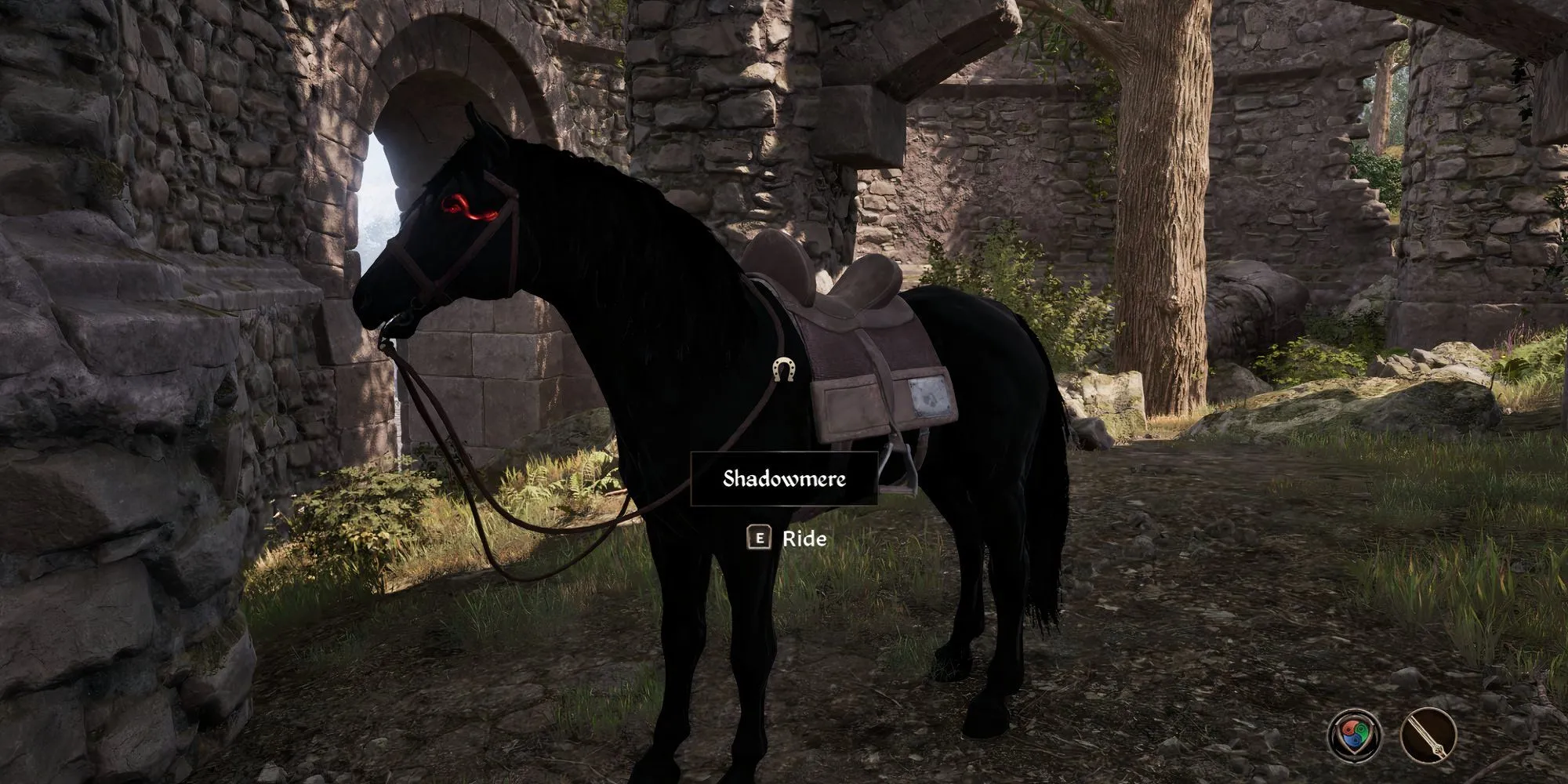 Ngựa đặc biệt Shadowmere trong Oblivion Remastered, một trong những con ngựa tốt nhất game