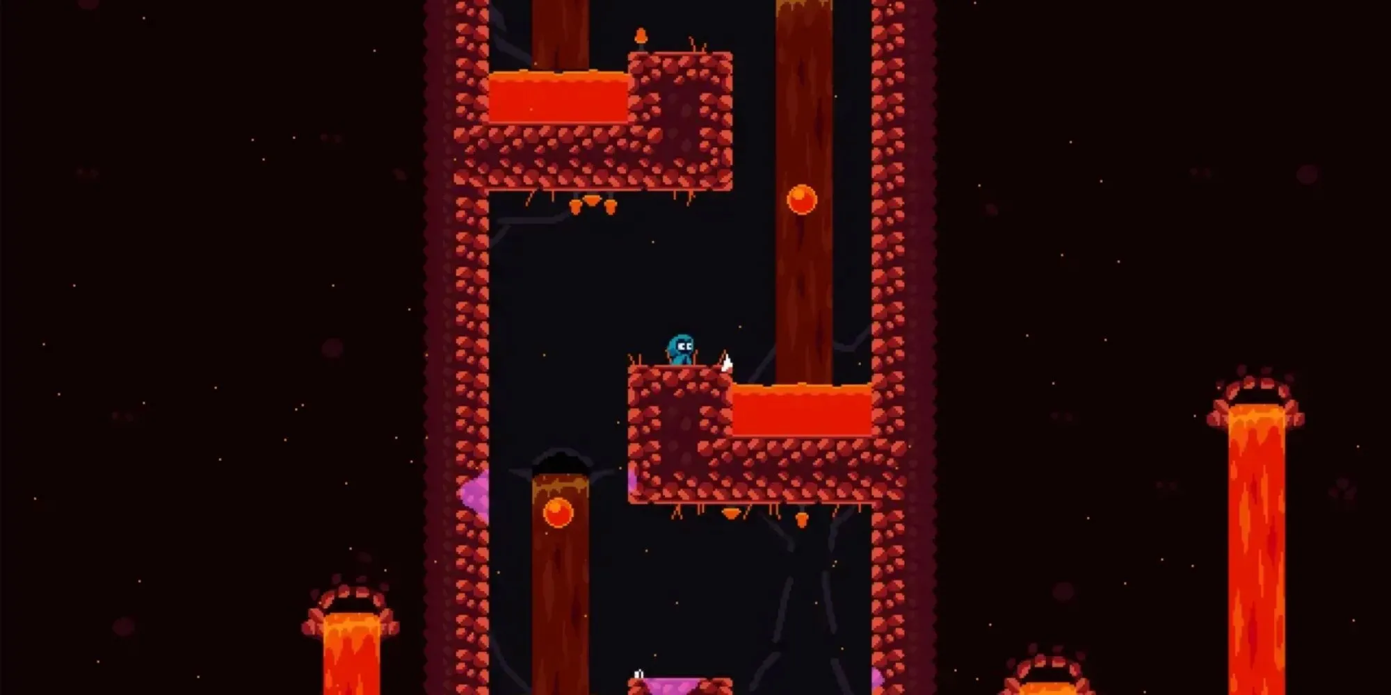 Người chơi dùng thuốc nổ để di chuyển trong màn chơi của game platformer Splodey