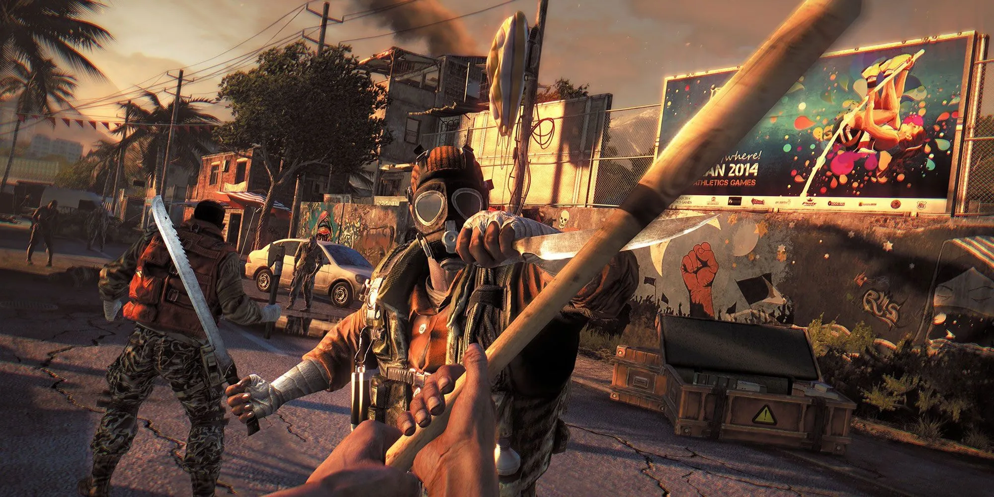 Nhân vật chính đối mặt với hiểm nguy trong thế giới mở đầy rẫy zombie của Dying Light