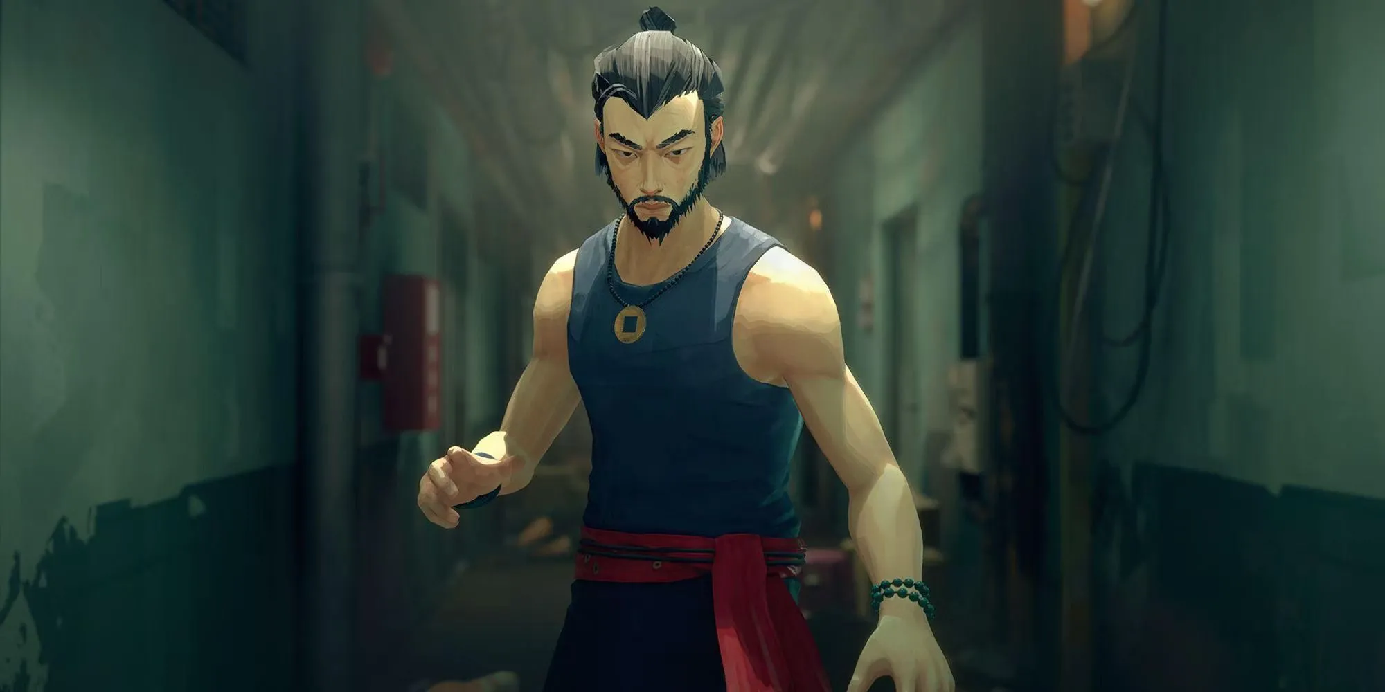 Nhân vật chính Sifu trong tư thế sẵn sàng chiến đấu với kỹ năng Kung Fu điêu luyện
