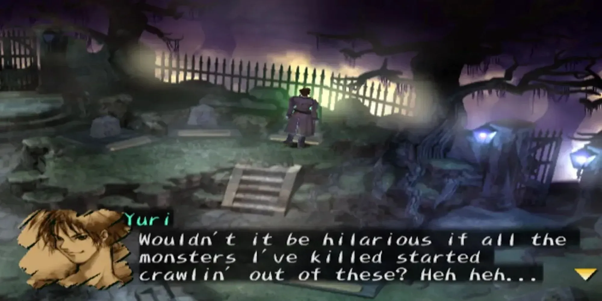 Nhân vật chính Yuri Hyuga trong game JRPG Shadow Hearts đầy ma mị