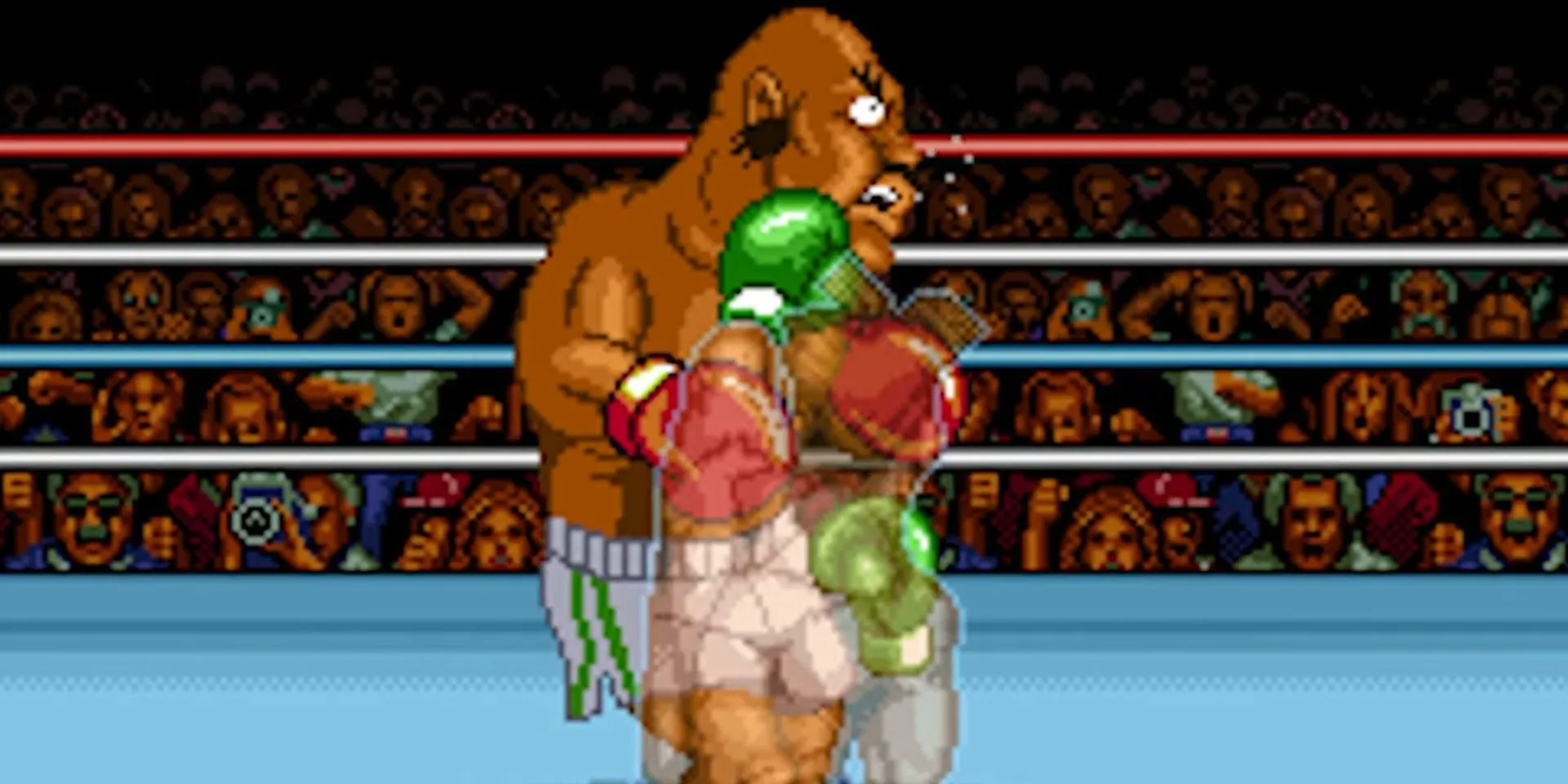 Nhân vật đấm Bald Bull trong game Super Punch-Out trên SNES
