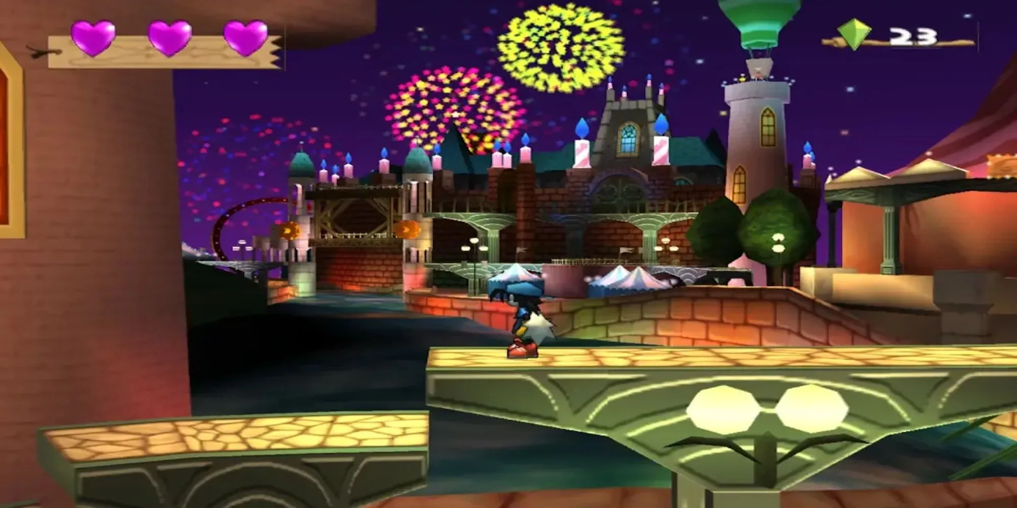 Nhân vật Klonoa trong thế giới đầy màu sắc của Klonoa 2 Lunatea's Veil