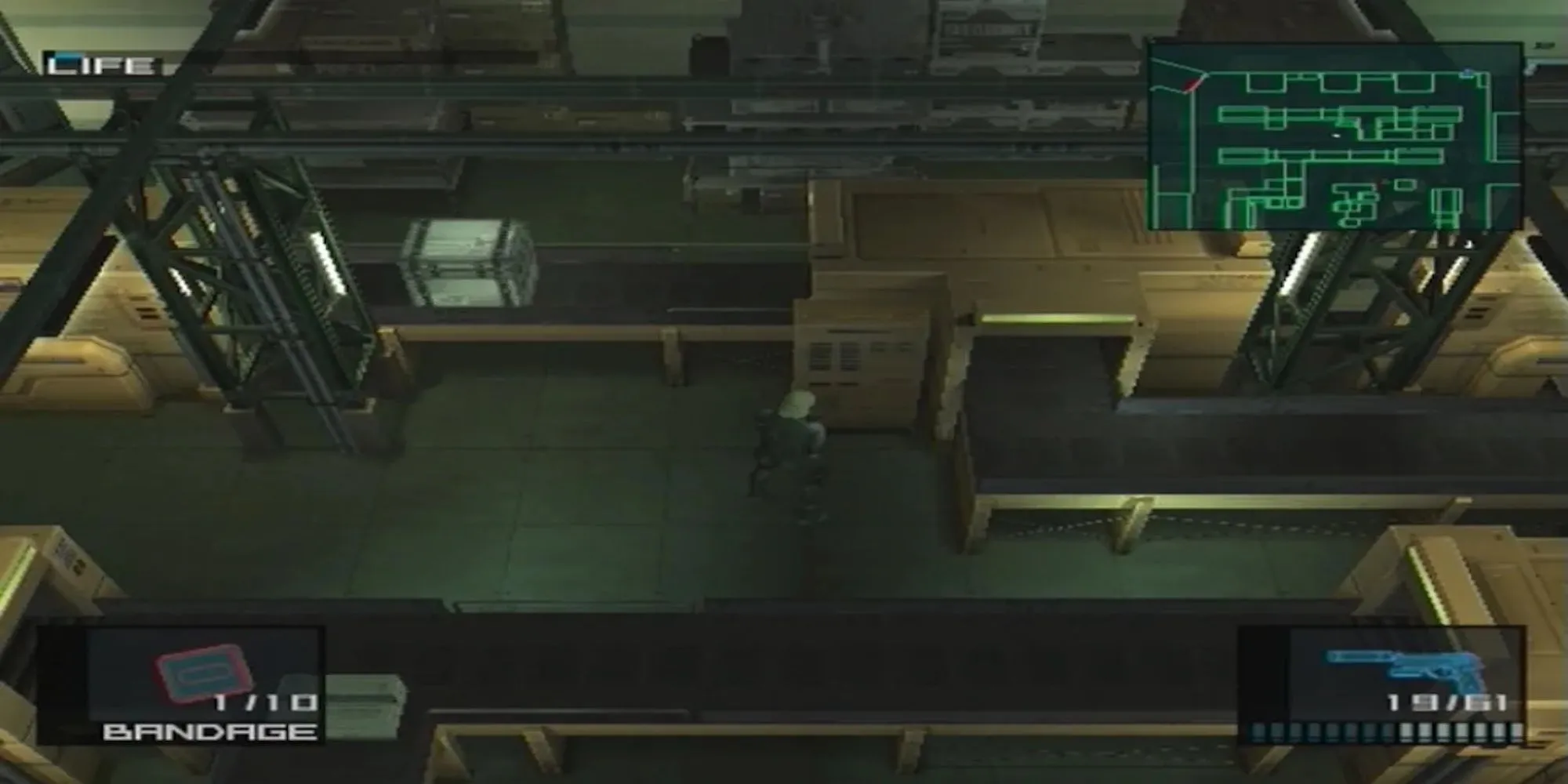 Nhân vật Raiden trong Metal Gear Solid 2 Sons of Liberty với bối cảnh công nghệ cao
