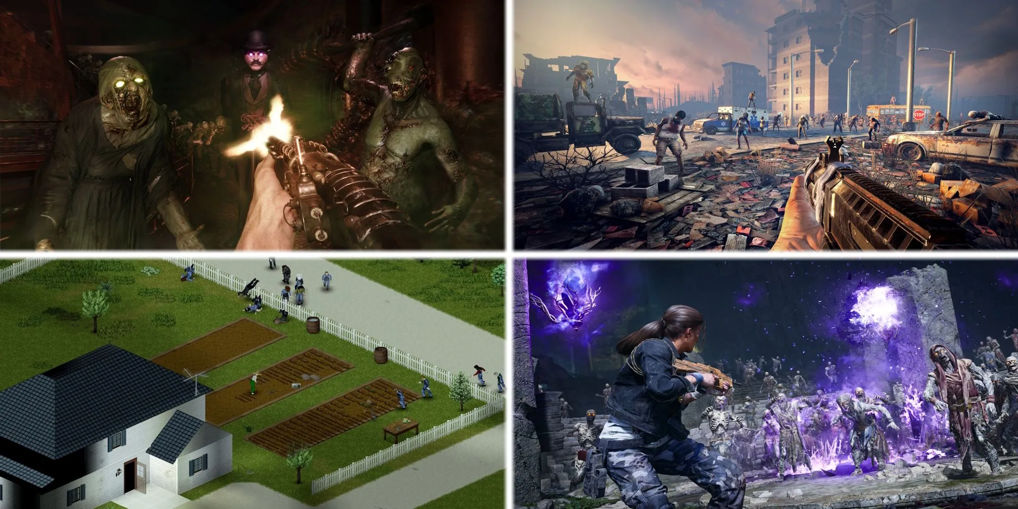 Nhiều loại zombie và môi trường trong game 7 Days to Die