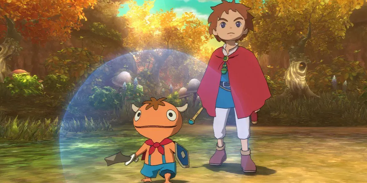Ni no Kuni Wrath of the White Witch, một tựa game JRPG bắt quái vật
