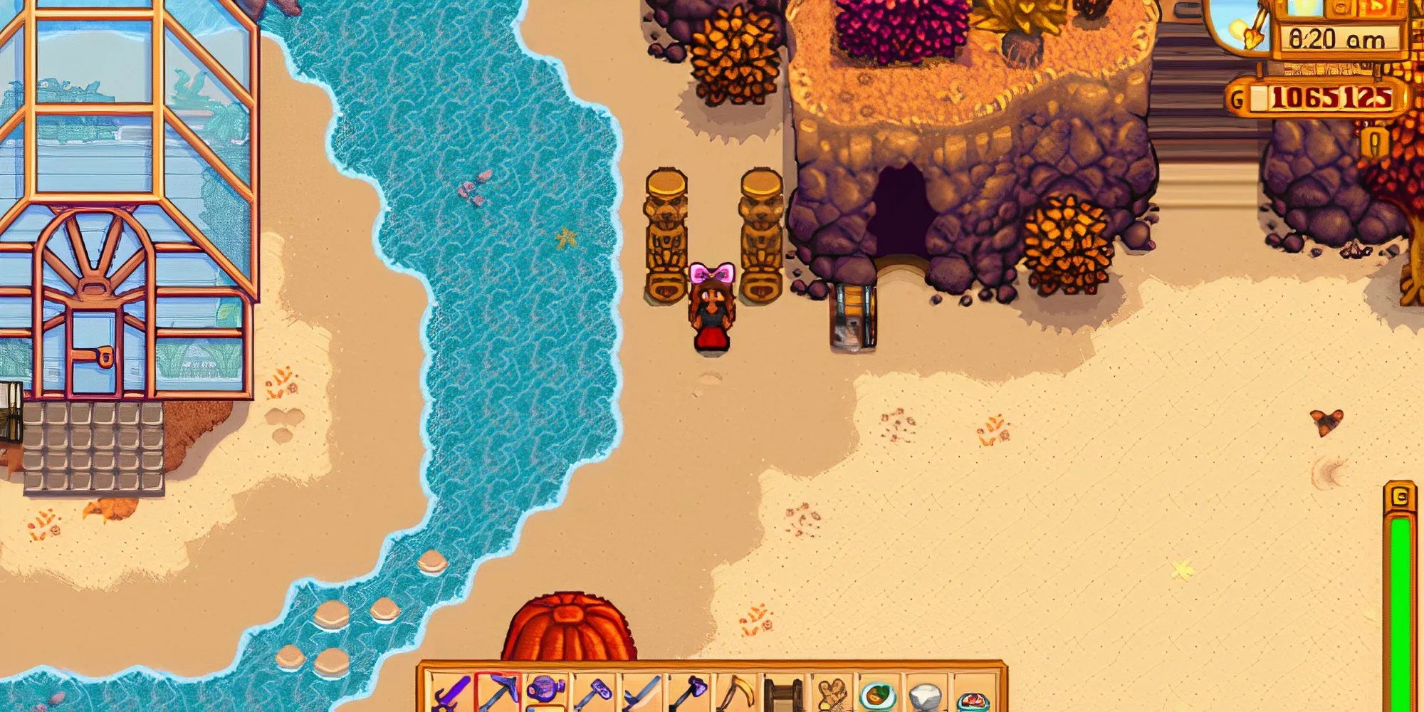 Nông trại Bờ Biển Stardew Valley với nhiều không gian mở và thử thách riêng