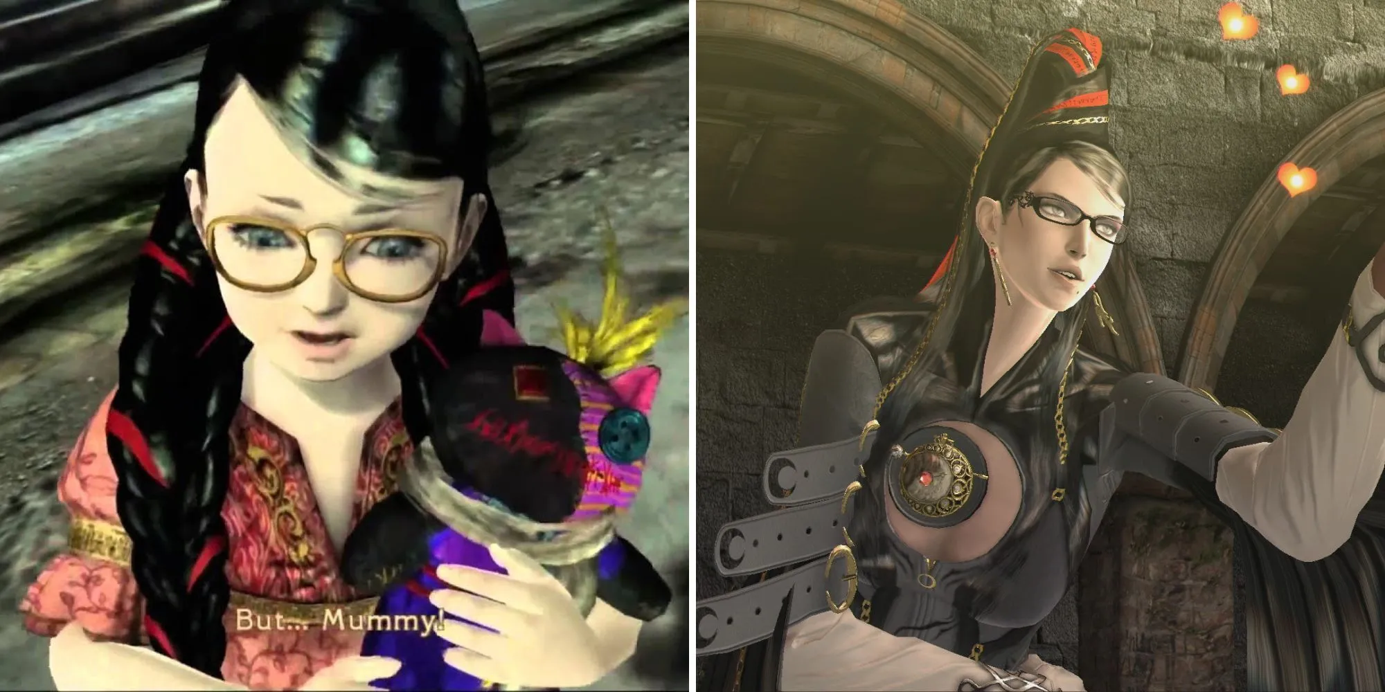 Nữ phù thủy Umbra Bayonetta, cuộc gặp gỡ với Cereza trong game đầu tiên