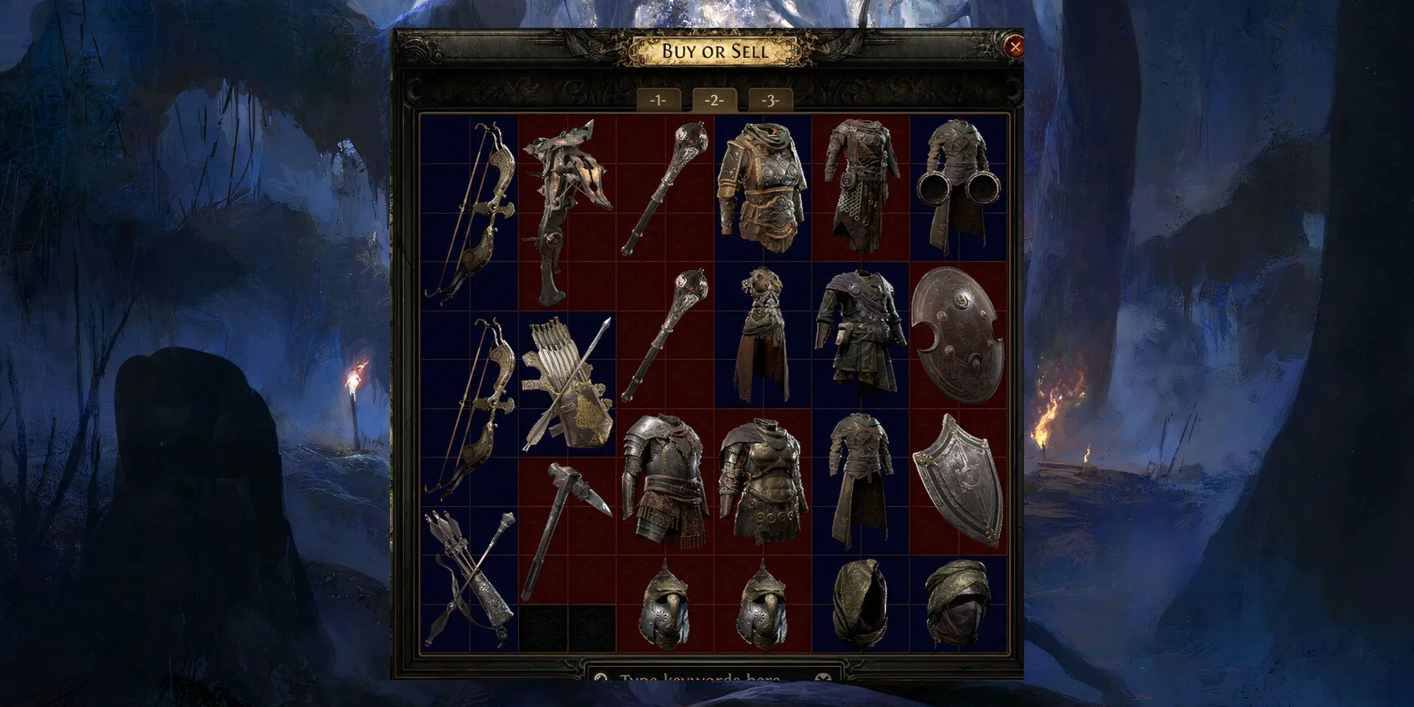 Path of Exile II Buy Or Sell menu