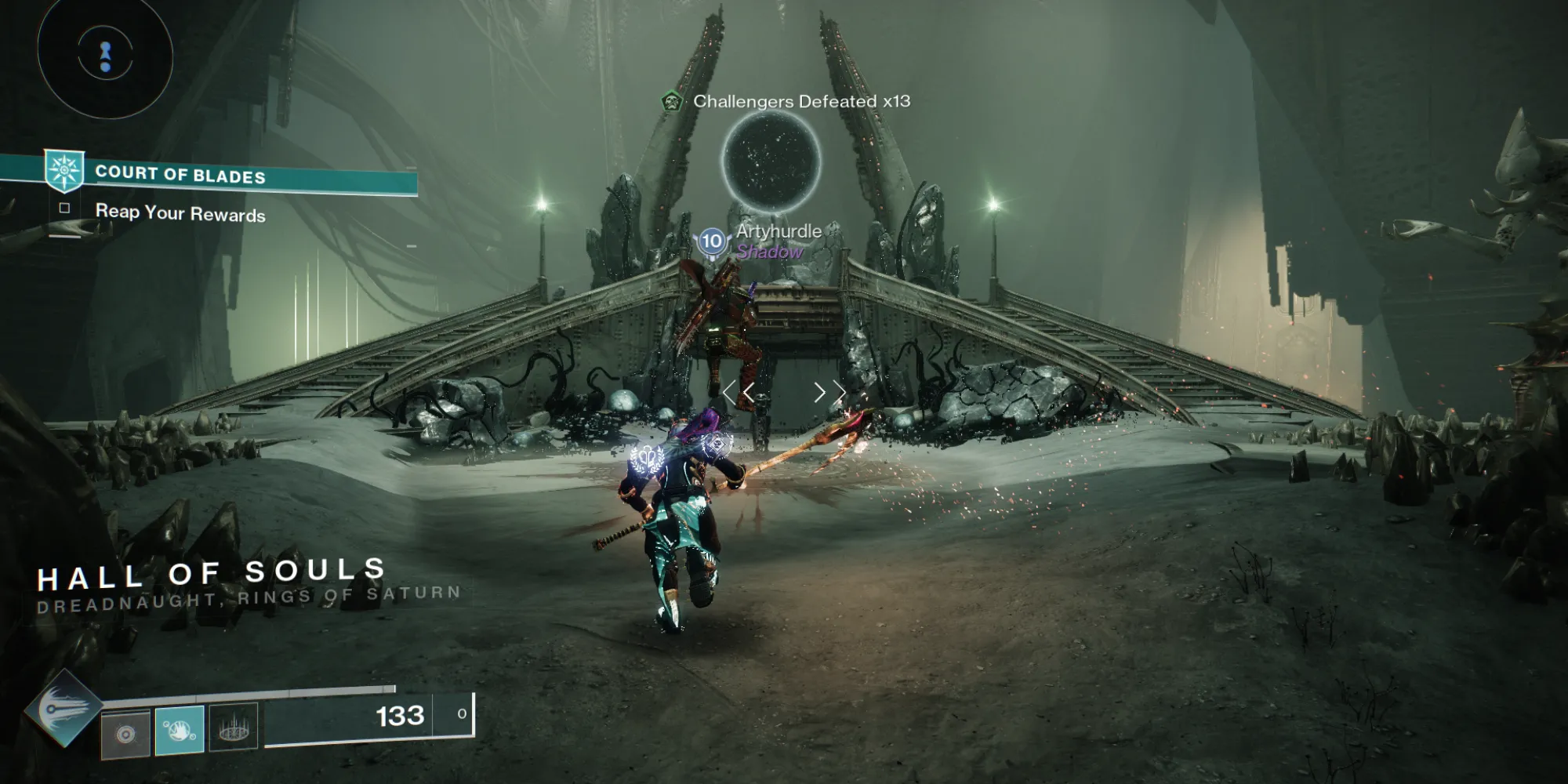 Rương loot xuất hiện sau khi hoàn thành hoạt động Court of Blades trong Destiny 2